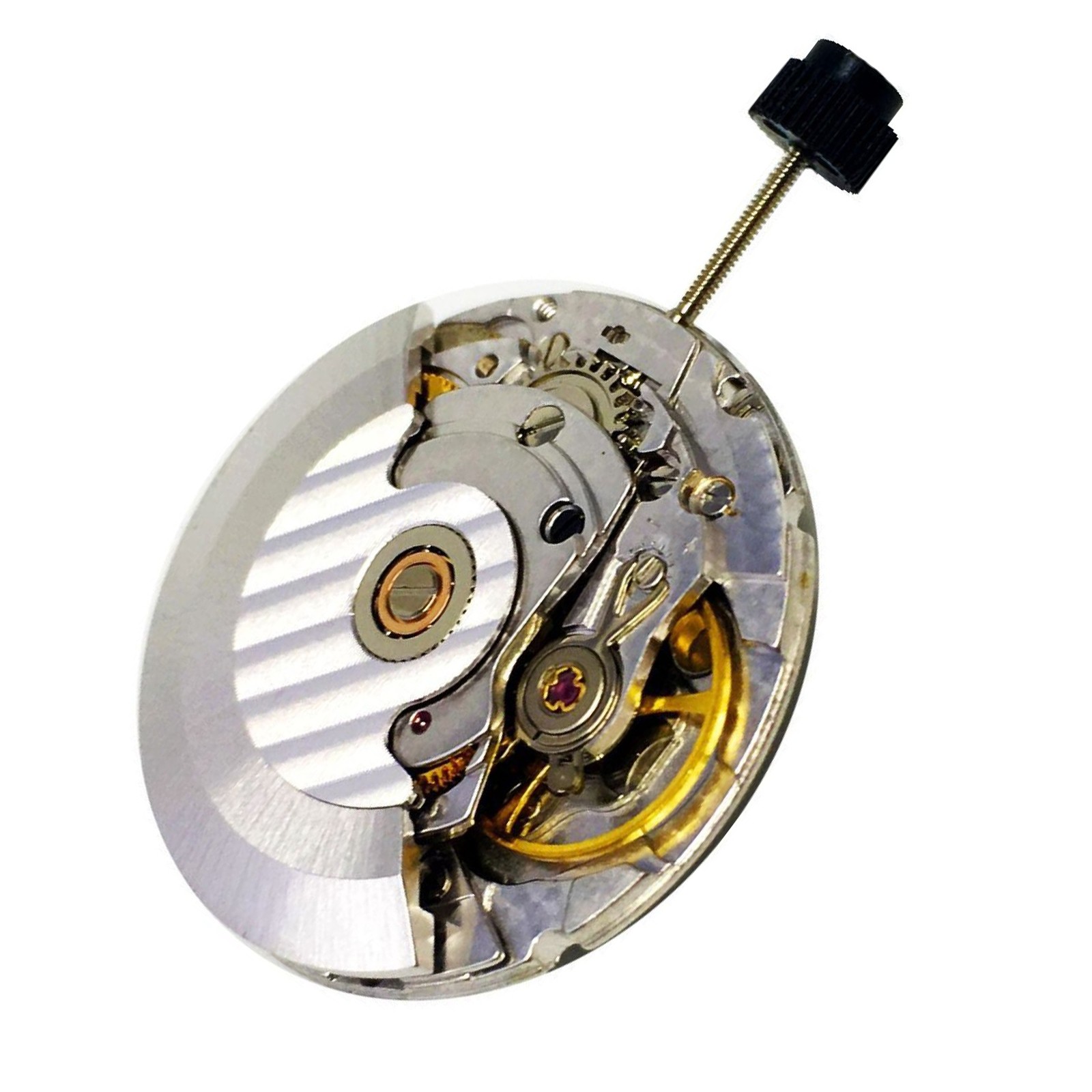 White Retro Clone 25 Jewels Automatic Watch Movement For ETA 2824 2824-2 D