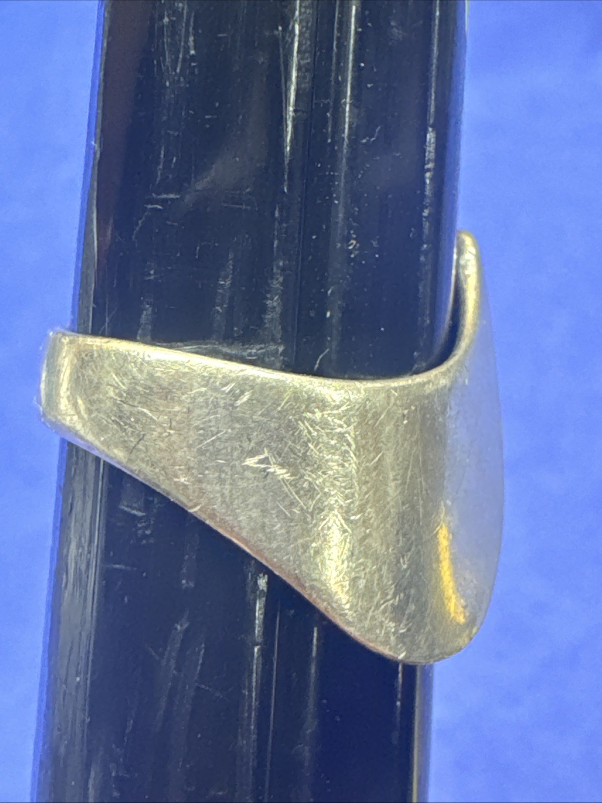 CELLINI STERLING SILVER MID CENTURY MODERN STYLE WOMENS RING BAND SIZE 6