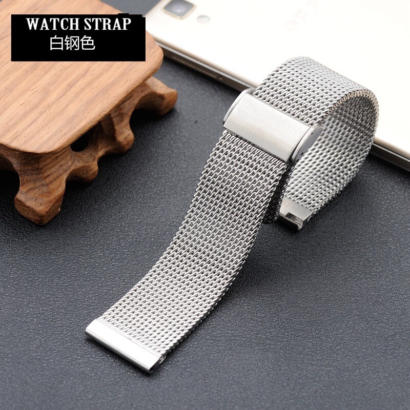 Super Quality Solid Stainless Steel Watch Band Milanese Mesh Bracelet 18mm-24mm