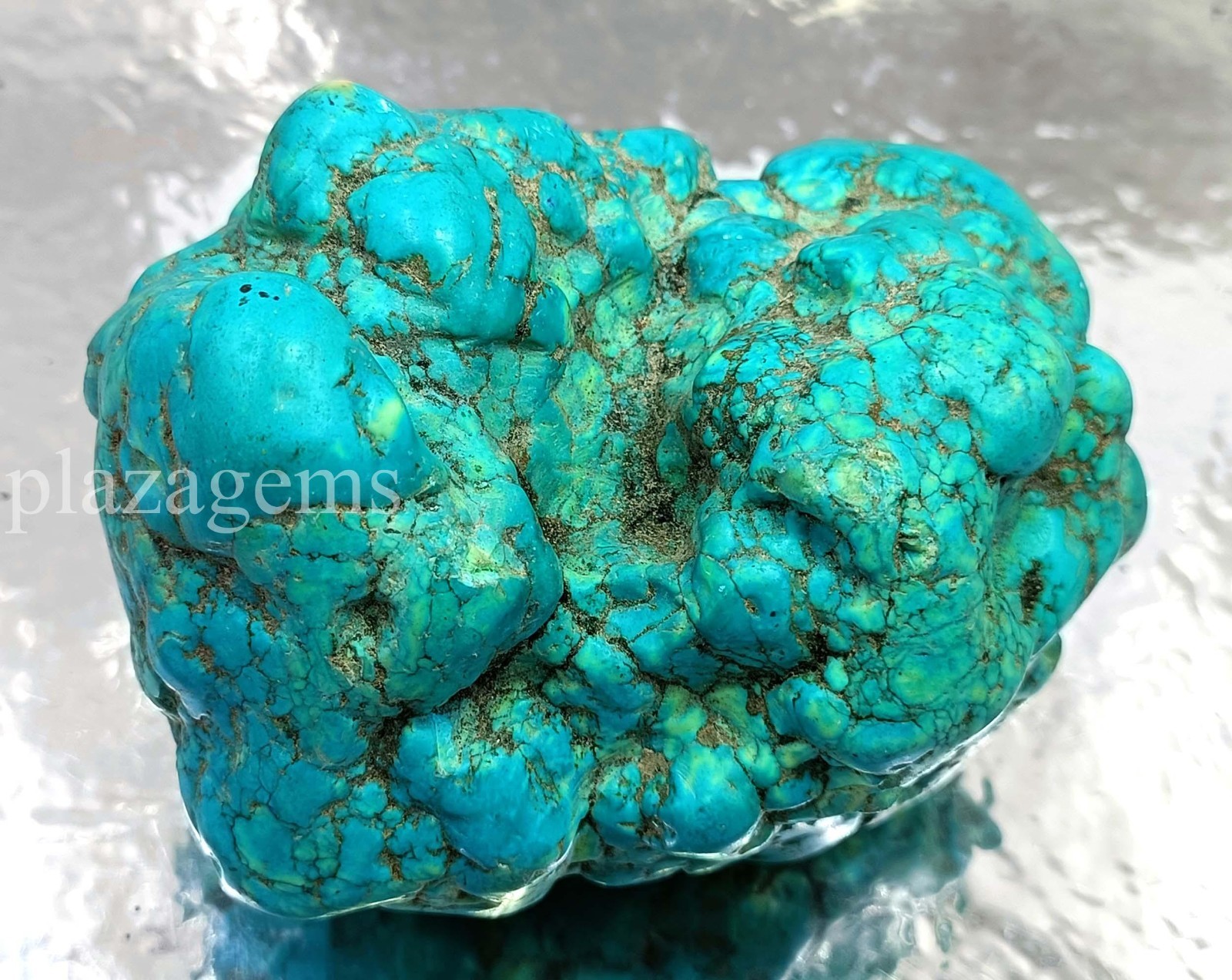 3542Ct Natural Sky Blue Turquoise EGL Certified Tumble Rough Loose Gemstone 5ARO