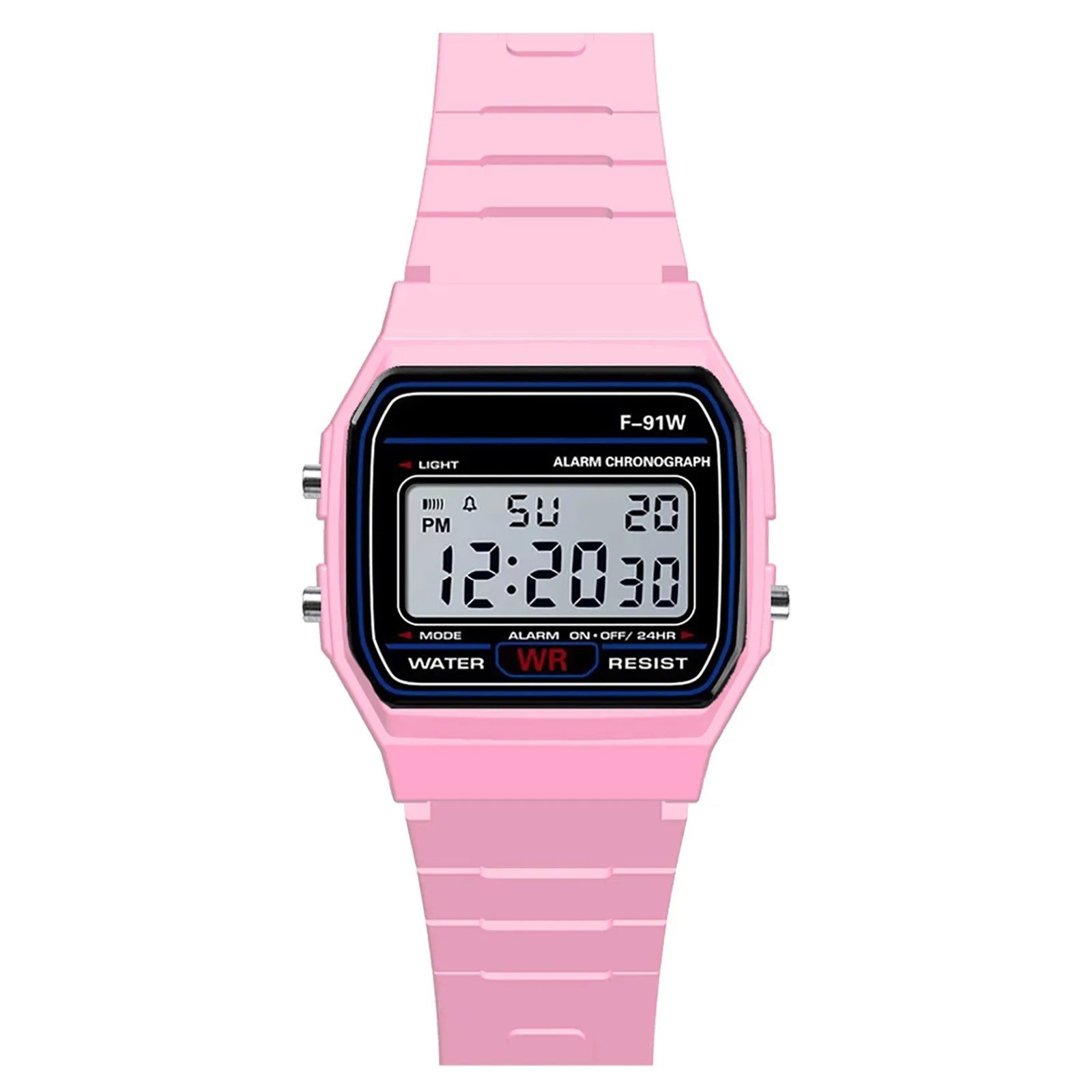 F-91W Style Digital Watch Men Women Unisex Retro Sport Stopwatch Alarm Lig