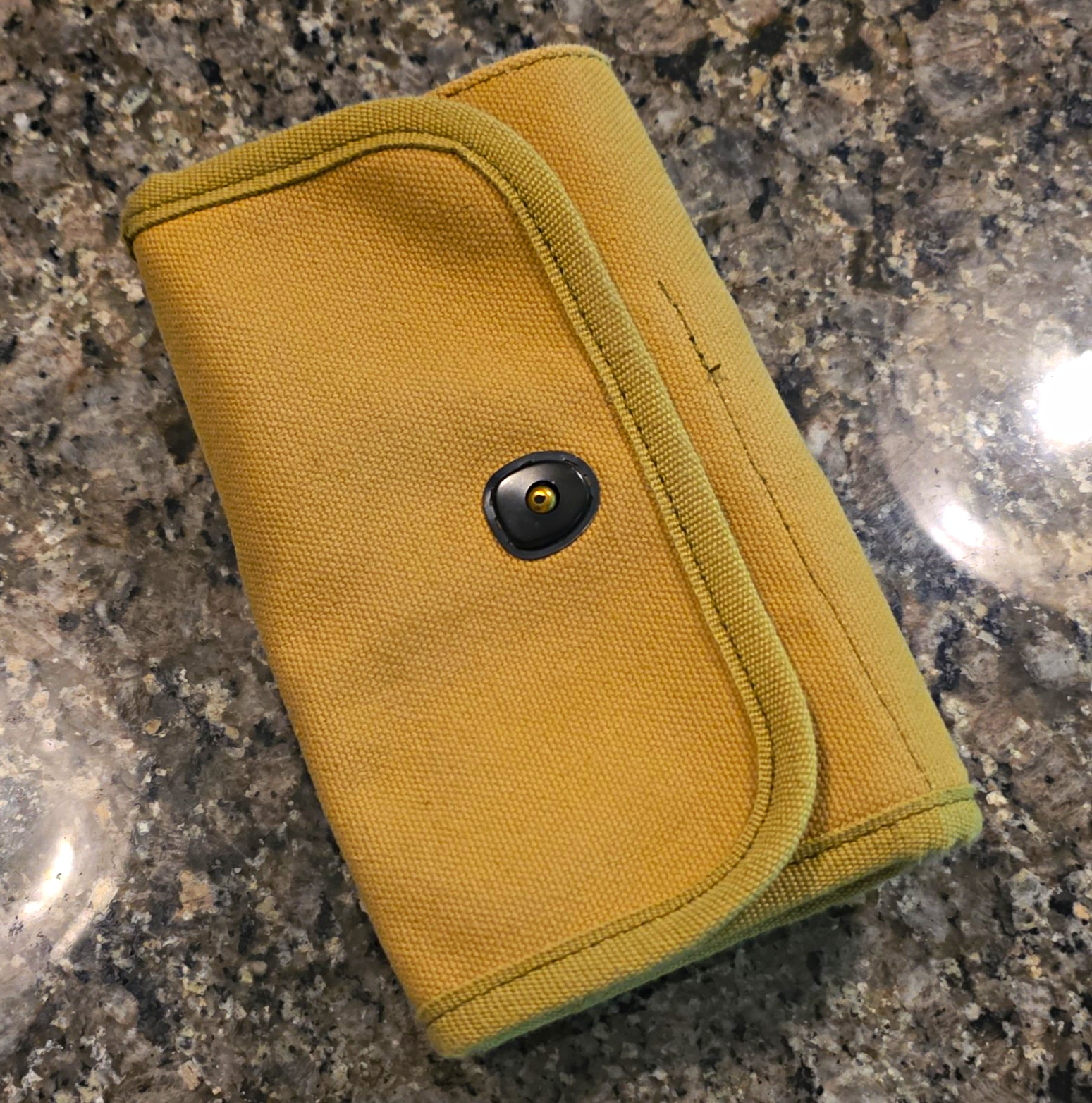 Rare Discontinued Haveston Watch Roll M-12 Tan Canvas Watch Case Holds 4 Watches
