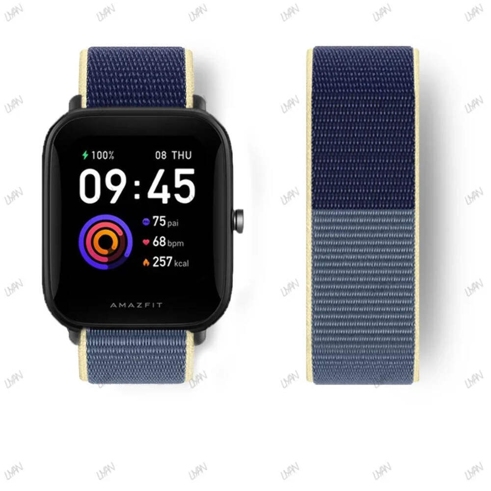 20mm/22mm watch band For Amazfit GTR/GTS 4-3-2-2e/GTR 42mm-47mm/bip-U-S-lite Nyl