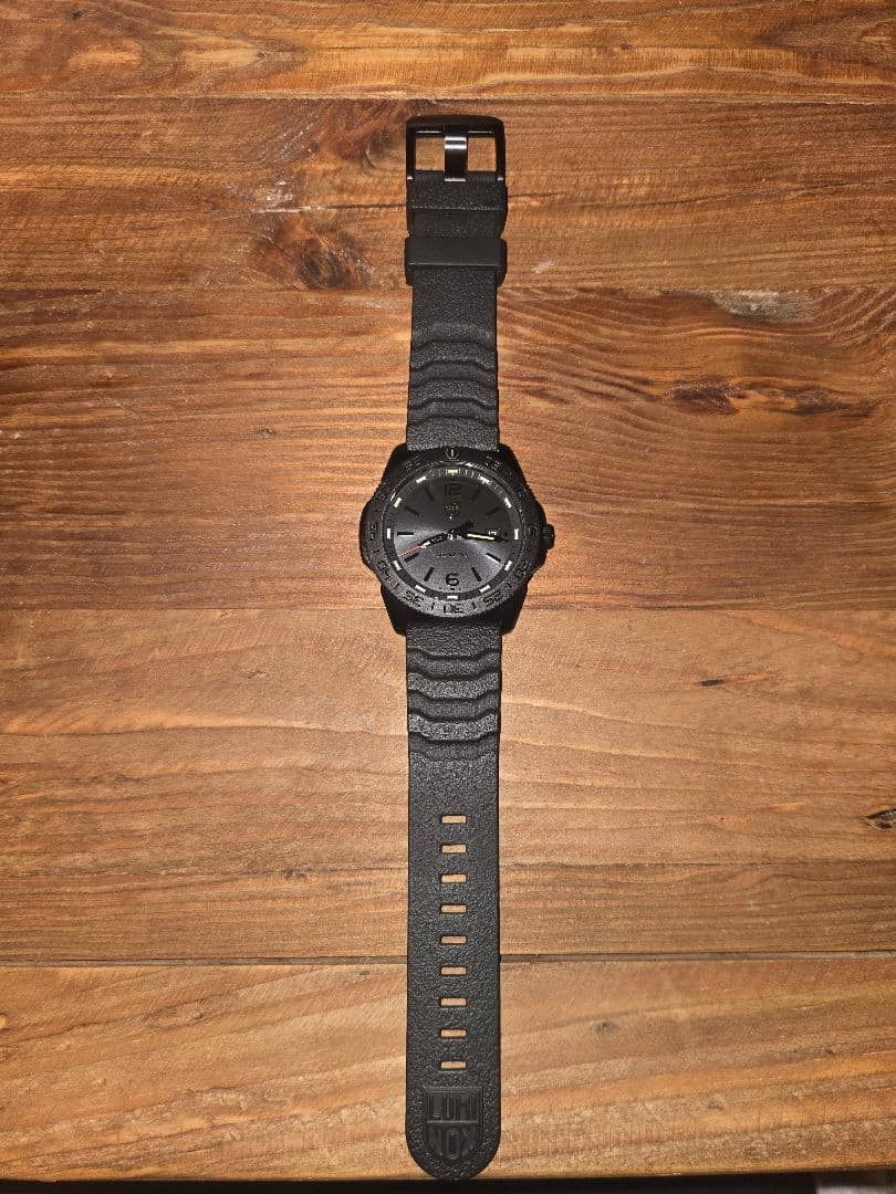 LUMINOX Ref.3121 Pacific Diver 3120 Blackout 44mm Black SS Ronda Quartz Watch