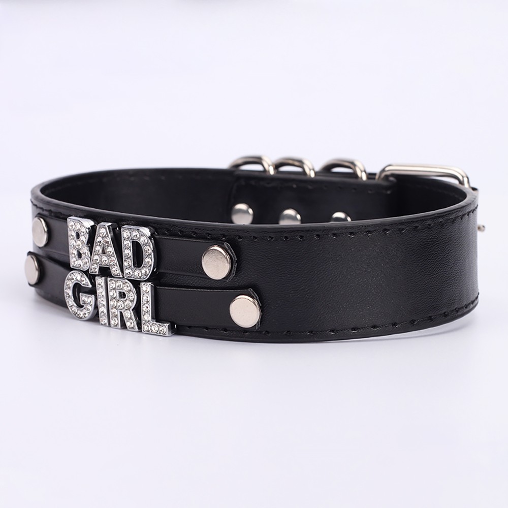 OWNED Chocker 30MM Choker Necklace BDSM Gift DIY Custom Collar Pu Leather N7
