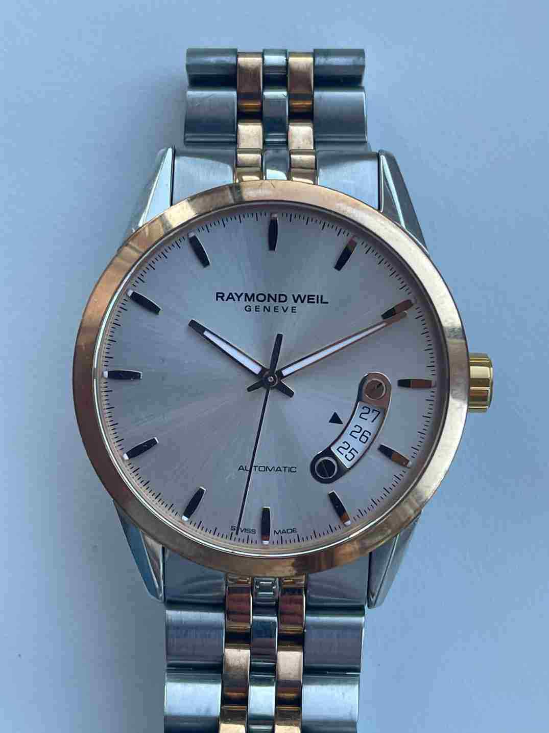 RAYMOND WEIL FREELANCER Gold & Steel Wristwatch. Ref: 2770, Cal: 4200