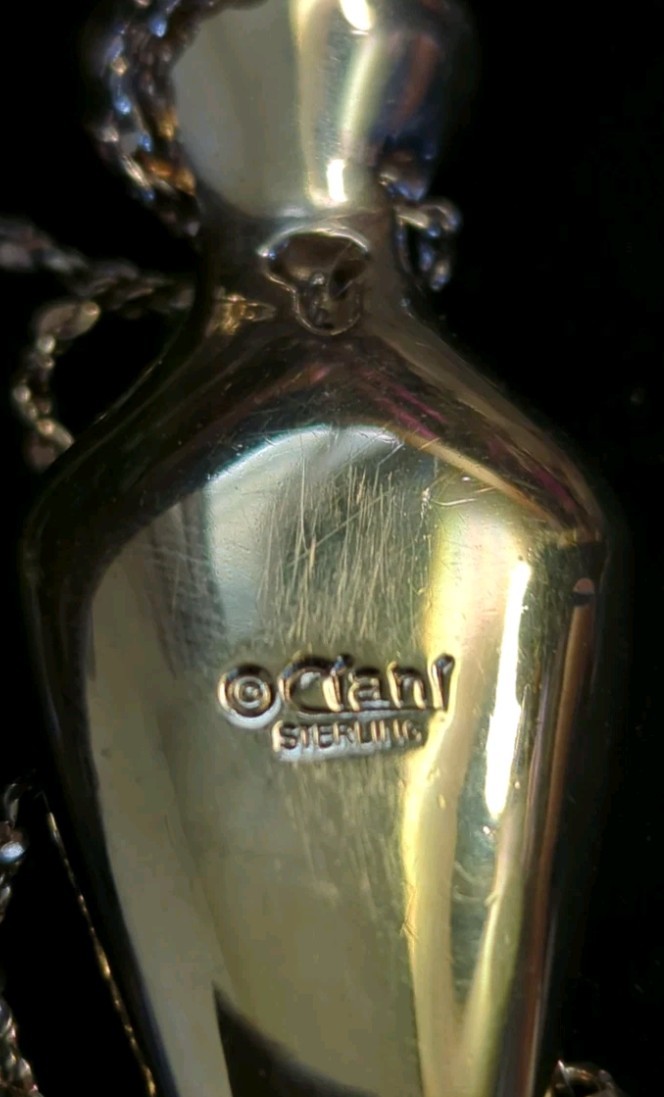 Ciani ®© Sterling Genie Vase Heavy 39 G Statement Investment ST Near Scrap Value