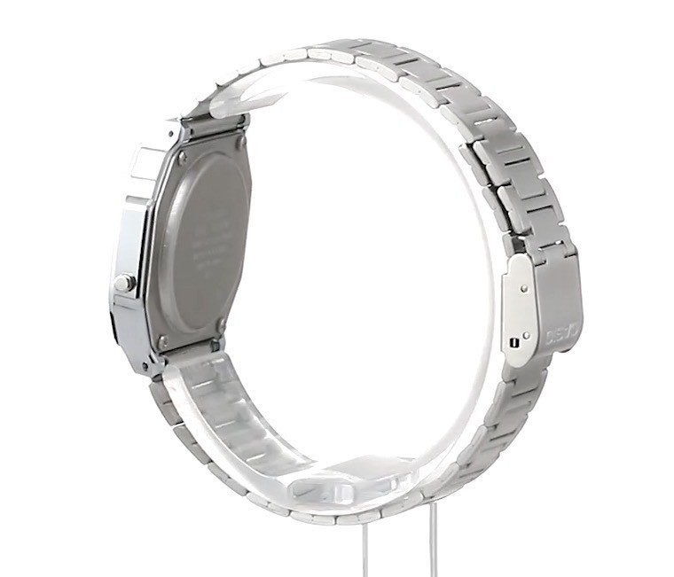 CASIO A164WA-1QJH Classic Digital Watch Silver Stainless Steel Alarm Japan