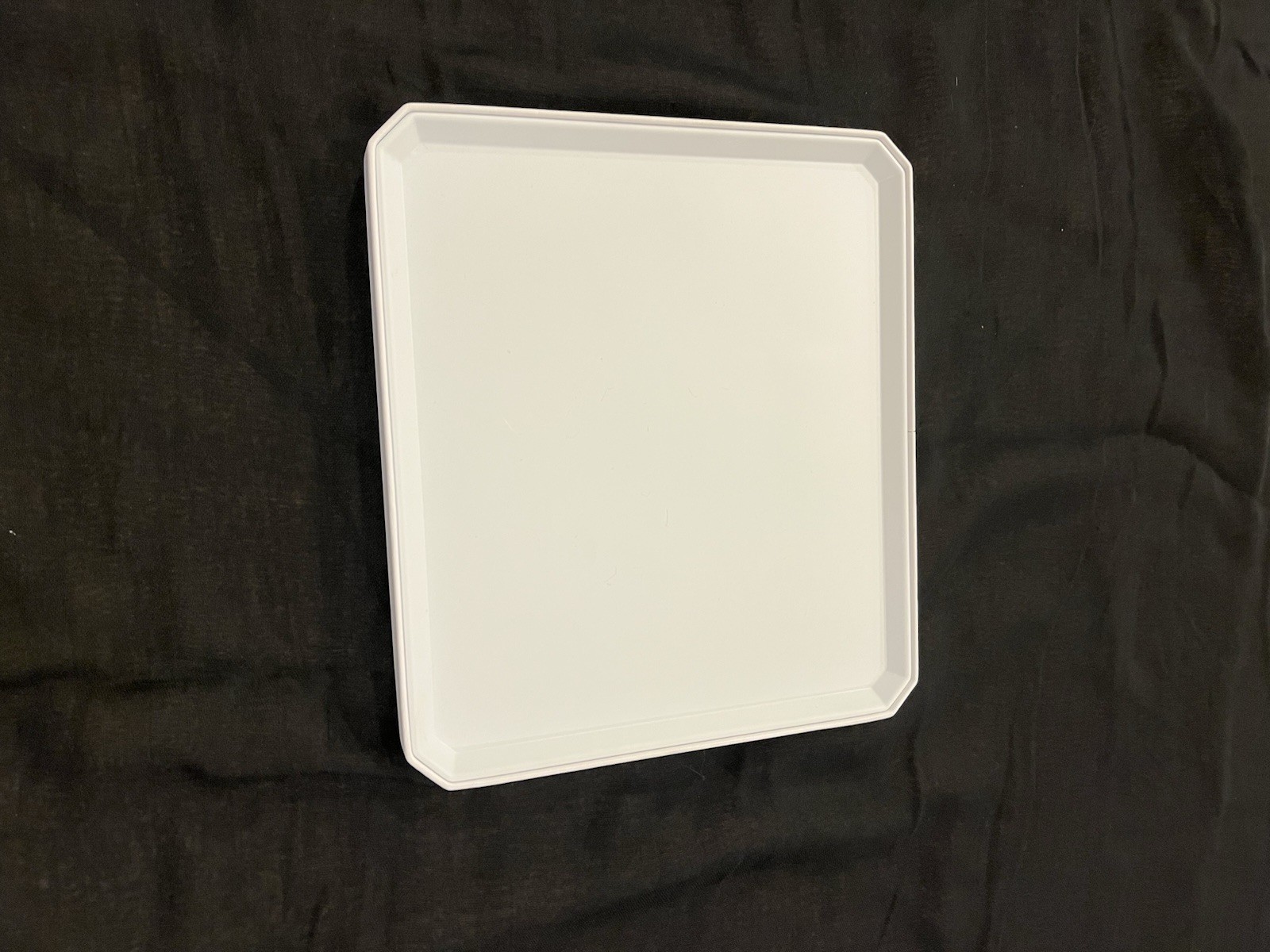 White Leather Jewelry Display Stand Tray 12 Grids Pendant Earrings Necklace