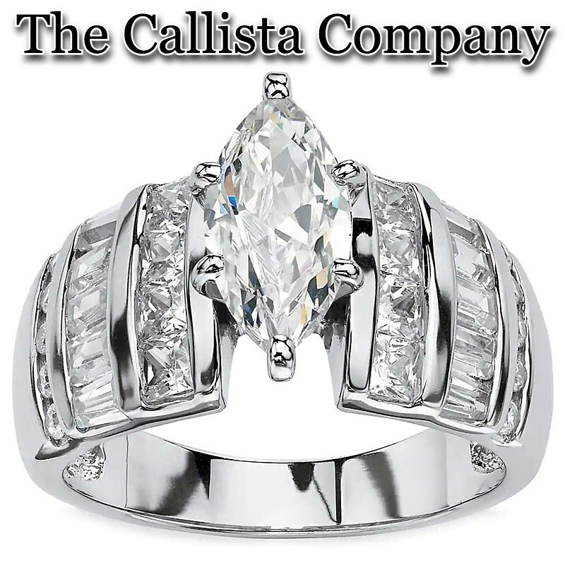 LAB-CREATED 1.62 CT MARQUISE CUT CLEAR 3A+CZ S925 STERLING SILVER RG SZ 6,7,8,9