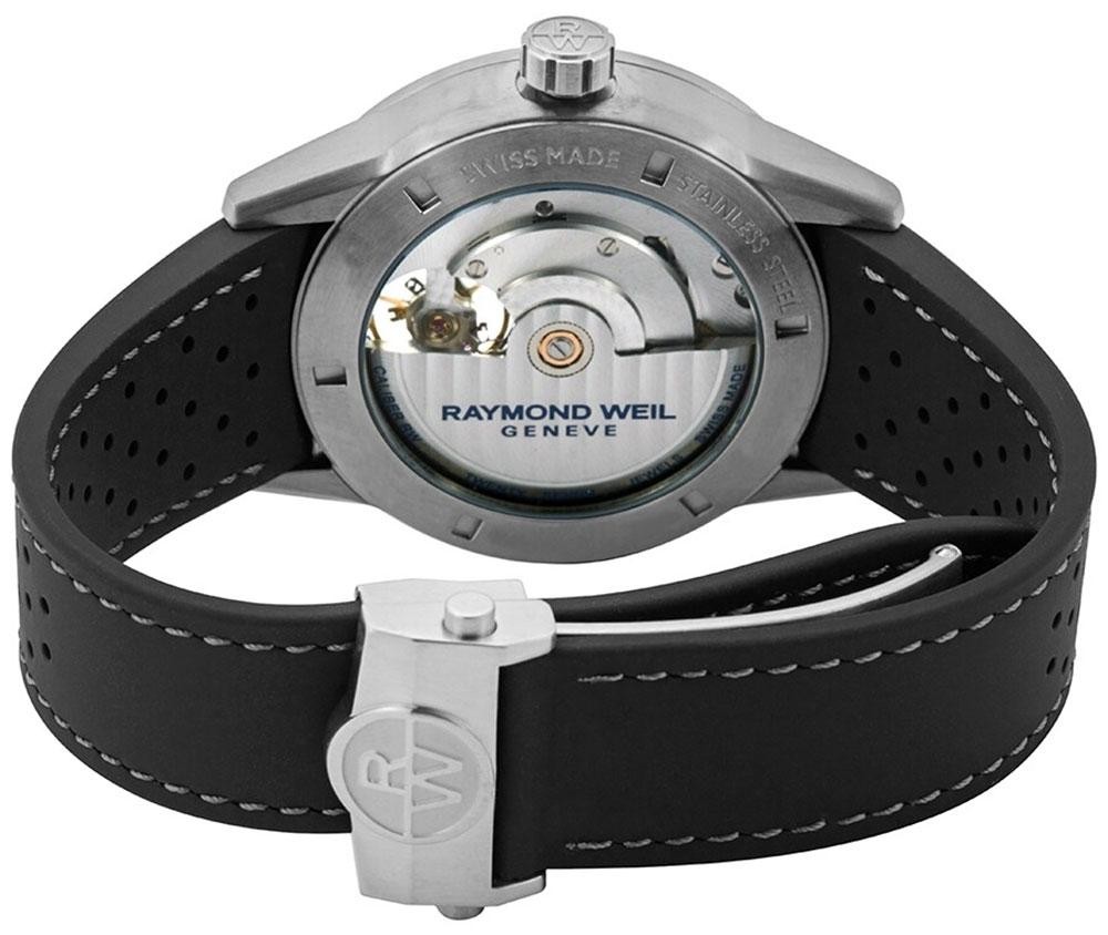 Raymond Weil Freelancer Automatic Grey PVD Black Rubber Mens Watch 2780TIR60001