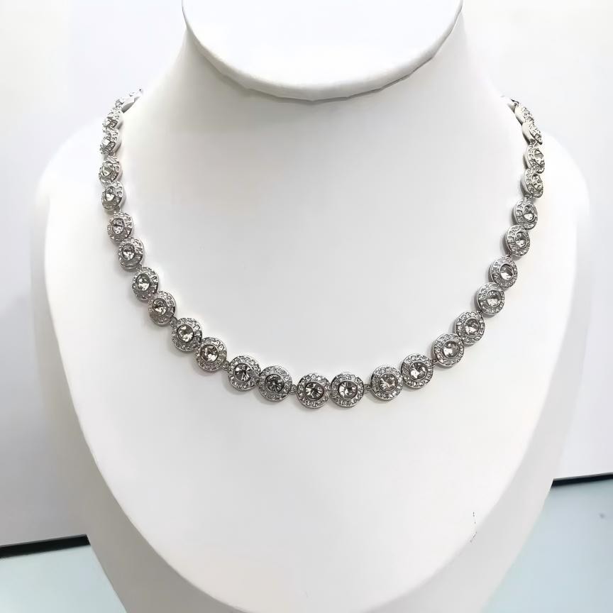 Swarovski Una Angelic Necklace, Bracelet, and Earrings Combined set
