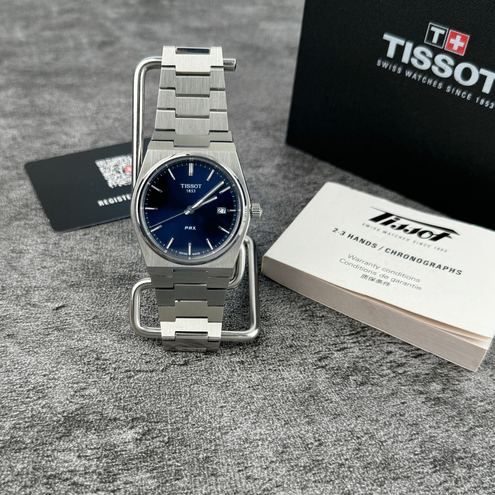 TISSOT PRX T Classic -STAINLESS STEEL Blue DIAL Men’s WATCH T137.410.11.041 40MM