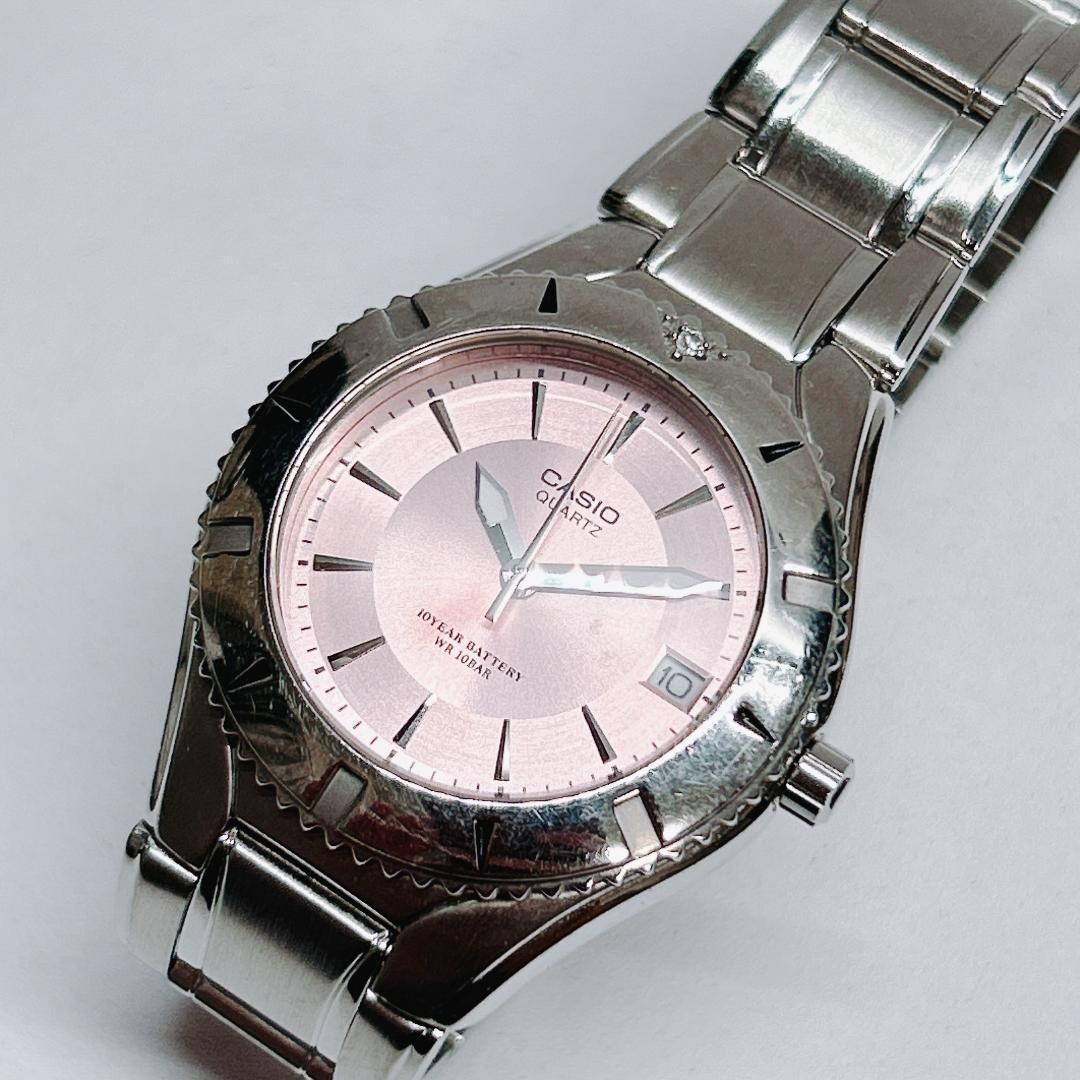 [Ends Today] Casio Ladies’ Date Watch, Pink, LTD-1035