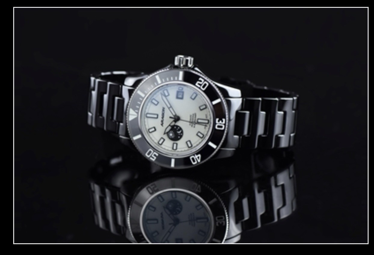 Aragon Hercules Ceramic Sun And Moon Diver Automatic 44mm Case