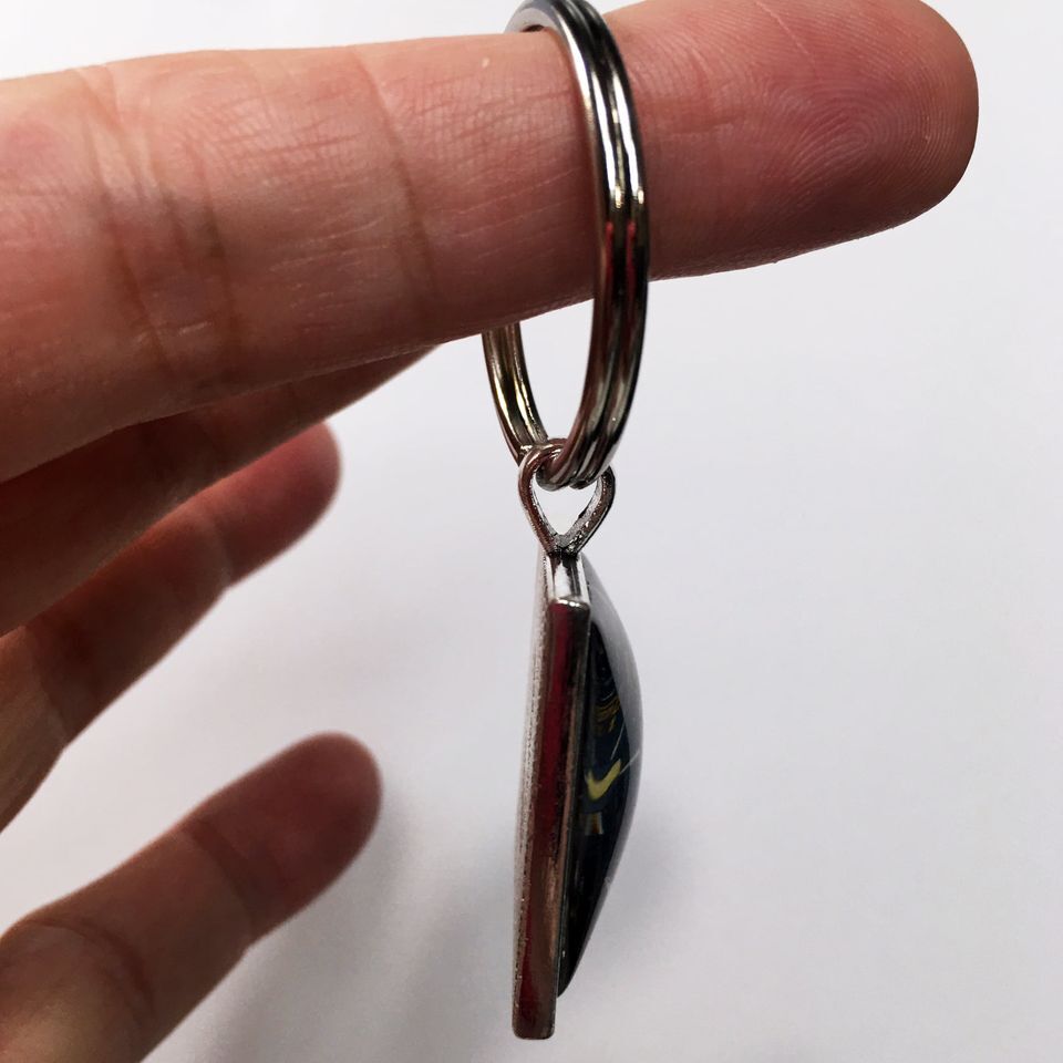 ELO Out Of The Blue Album Cover Image Keychain or Necklace Rock & Roll Jewelry