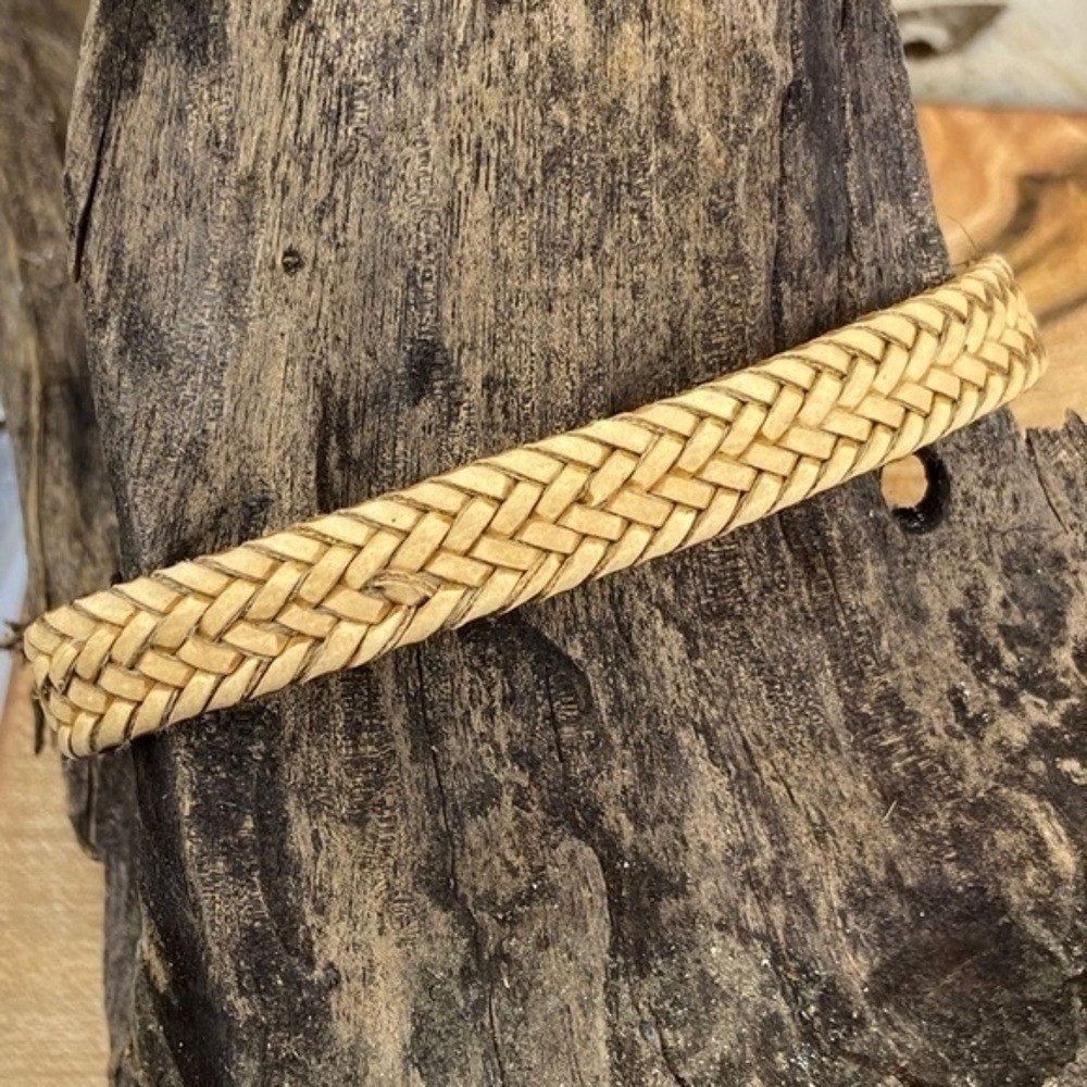 Mens Bracelets Bundle Adjustable Faux Leather and Hemp Matte Onyx Stone Beads