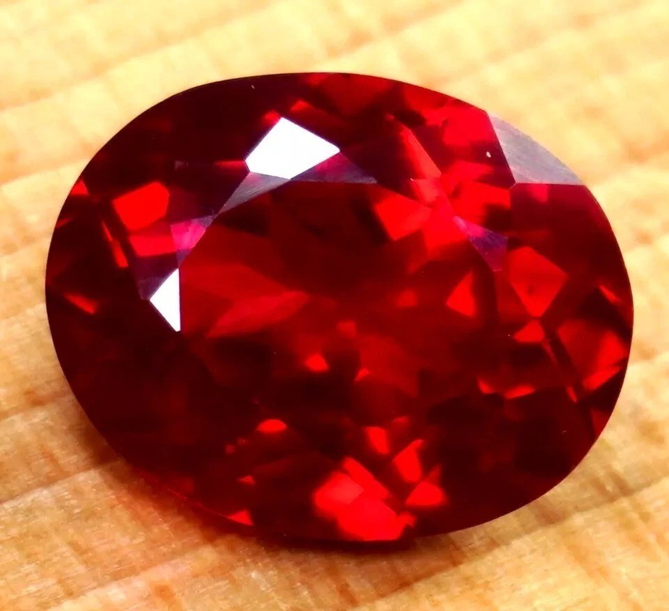 3.5 Ct+ Natural Myanmar Red Painite Oval Cut Loose Unheated Gemstone