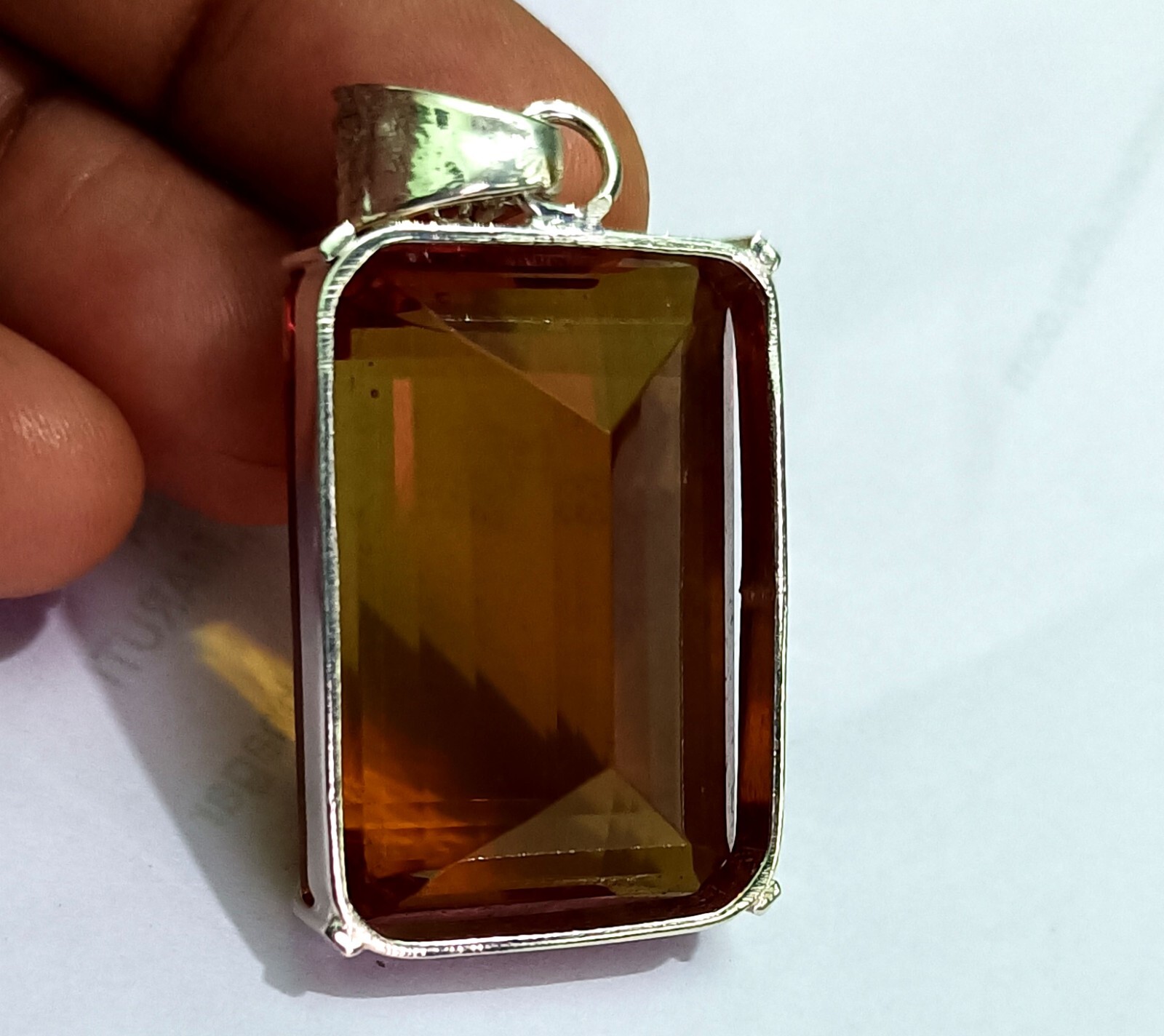 Certified 122.50 Ct+ Natural Zultanite 7 Color Pendant 925 Silver Loose Gemstone