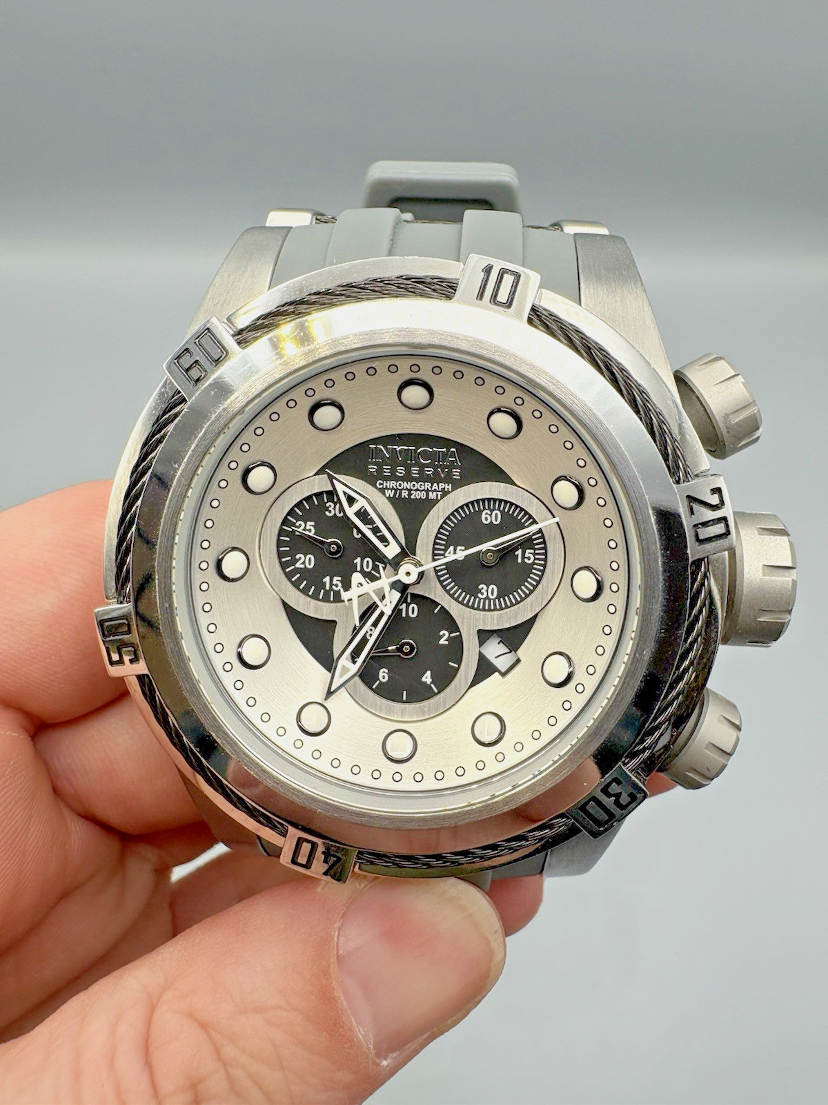 Invicta Bolt Zeus 19725 Men’s Watch 53mm IM-Q-002 *Pre-Owned* FREE SHIPPING