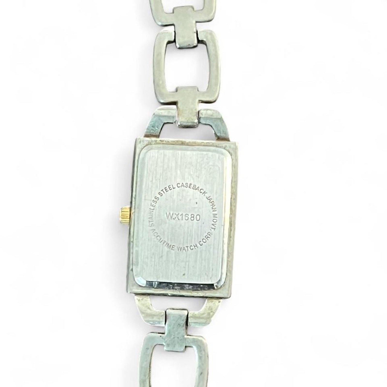 Silver Gold Tone Vintage Watch Classic Retro Unisex Wristwatch