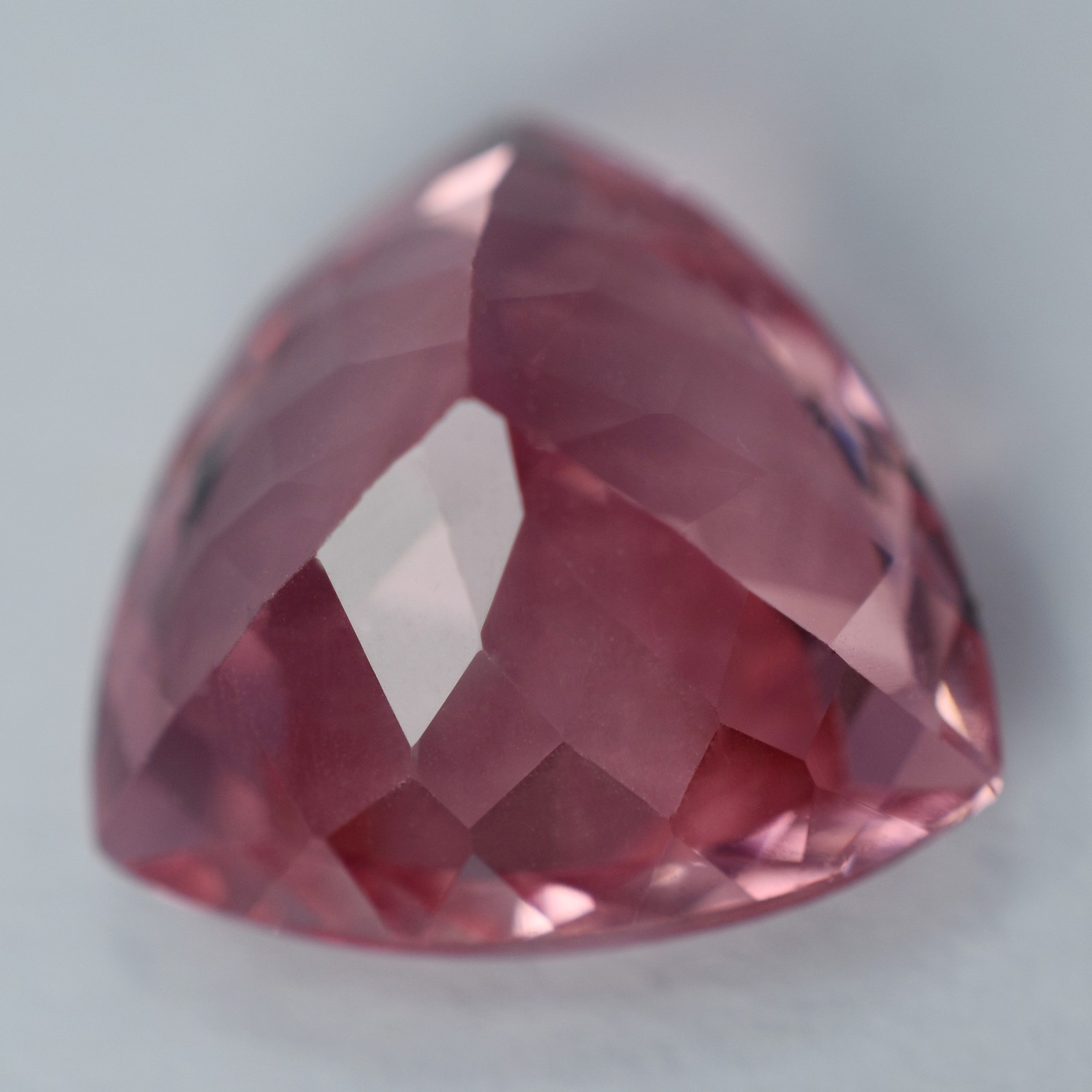 Trillion Cut 11.70 Ct Natural Padparadscha Sapphire CERTIFIED Loose Gemstone
