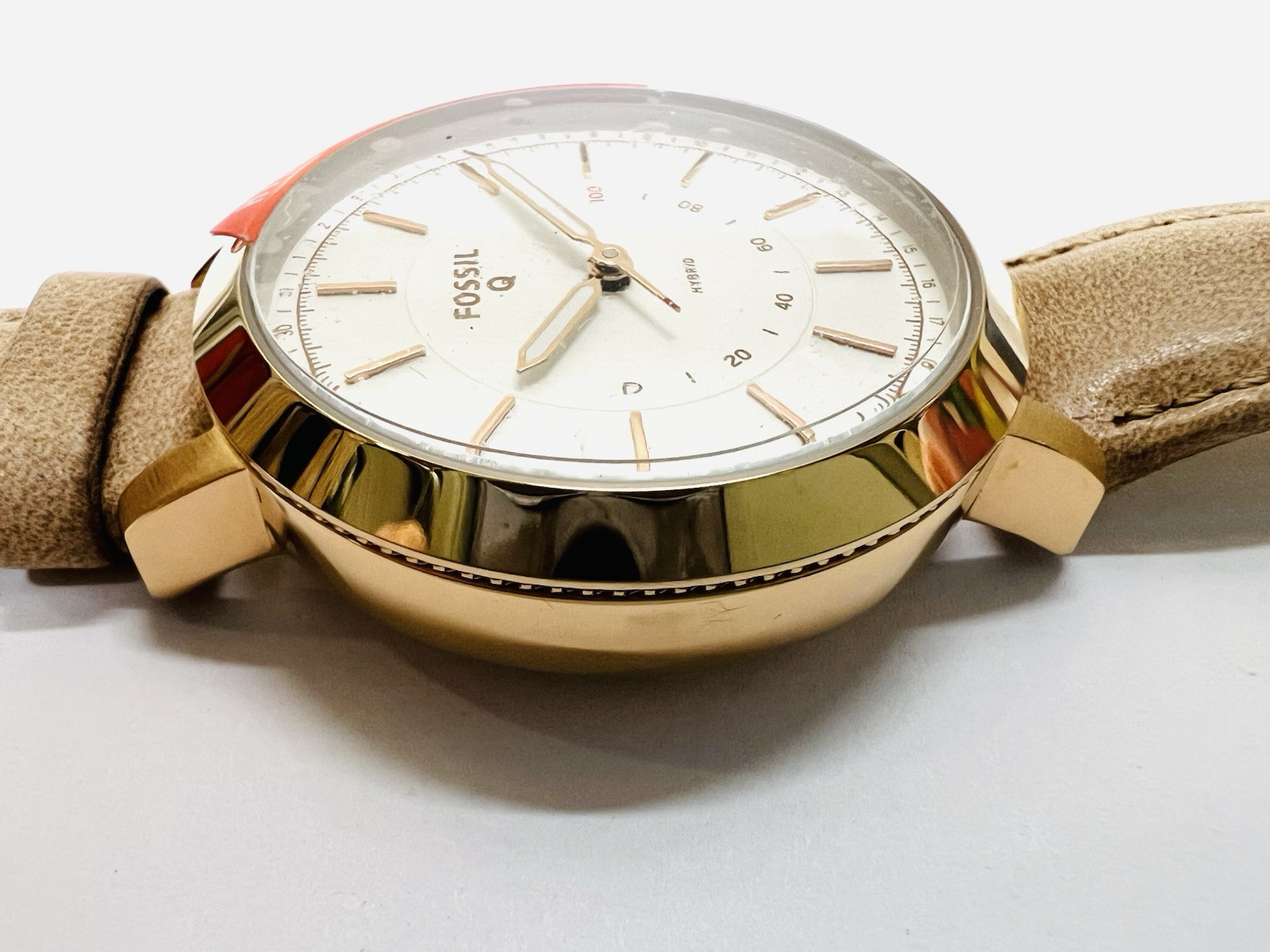 Ladies’ Fossil Q Neely Strap Hybrid Smart Watch with White Dial (Model: FTW5007)