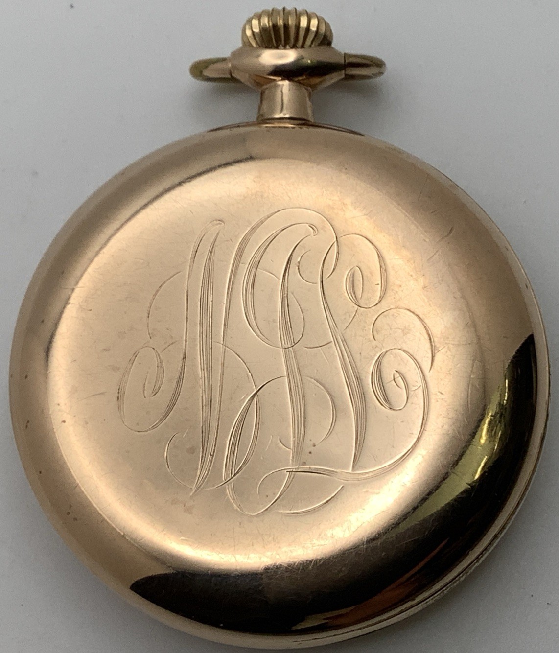 1924 Elgin Grade 291 16s Model 7 7J Gold Filled Pocket Watch RUNS