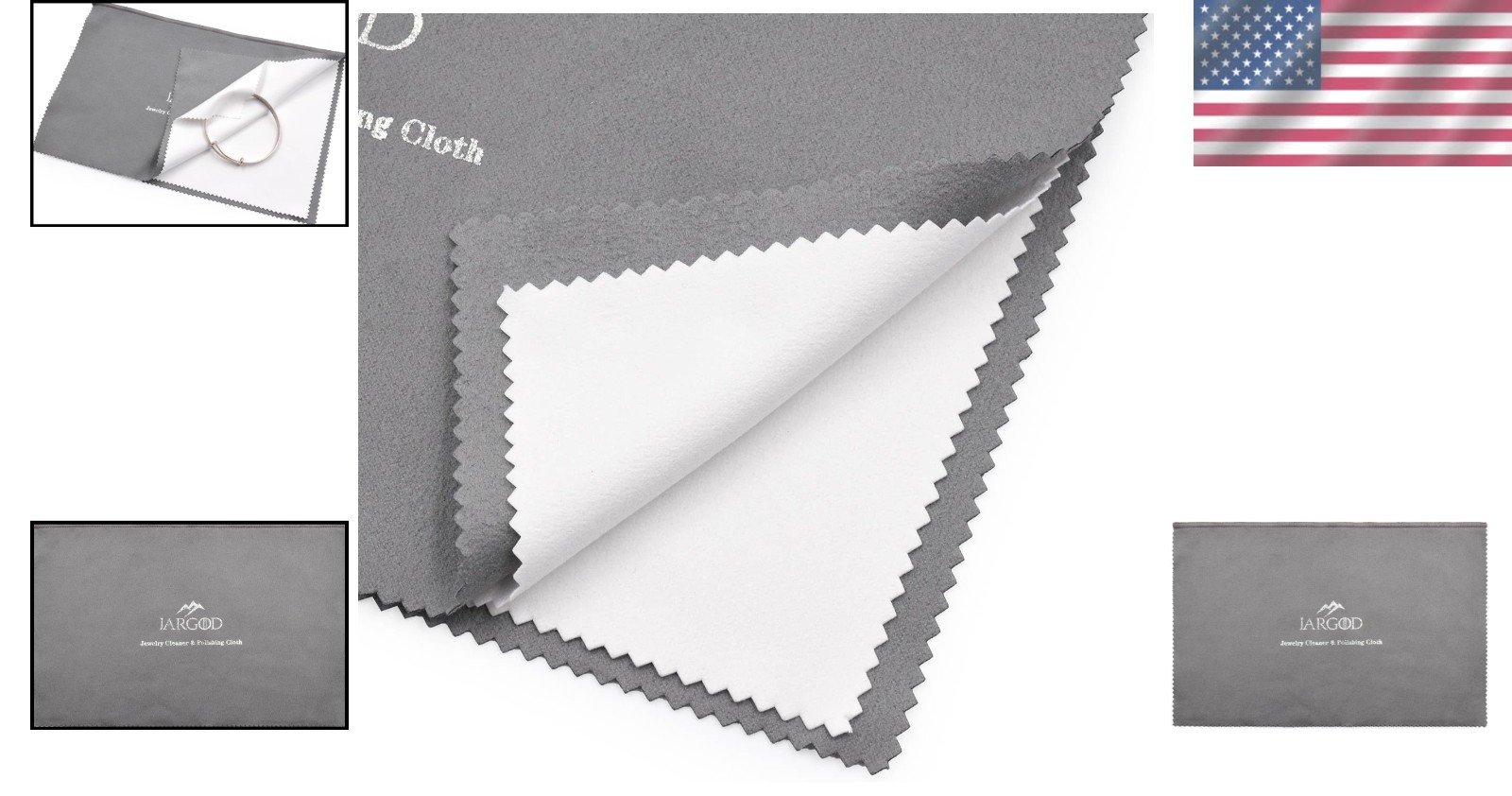 Versatile 11″ x 14″ Jewelry Cleaning Cloth – Tarnish Removal for Precious Metals
