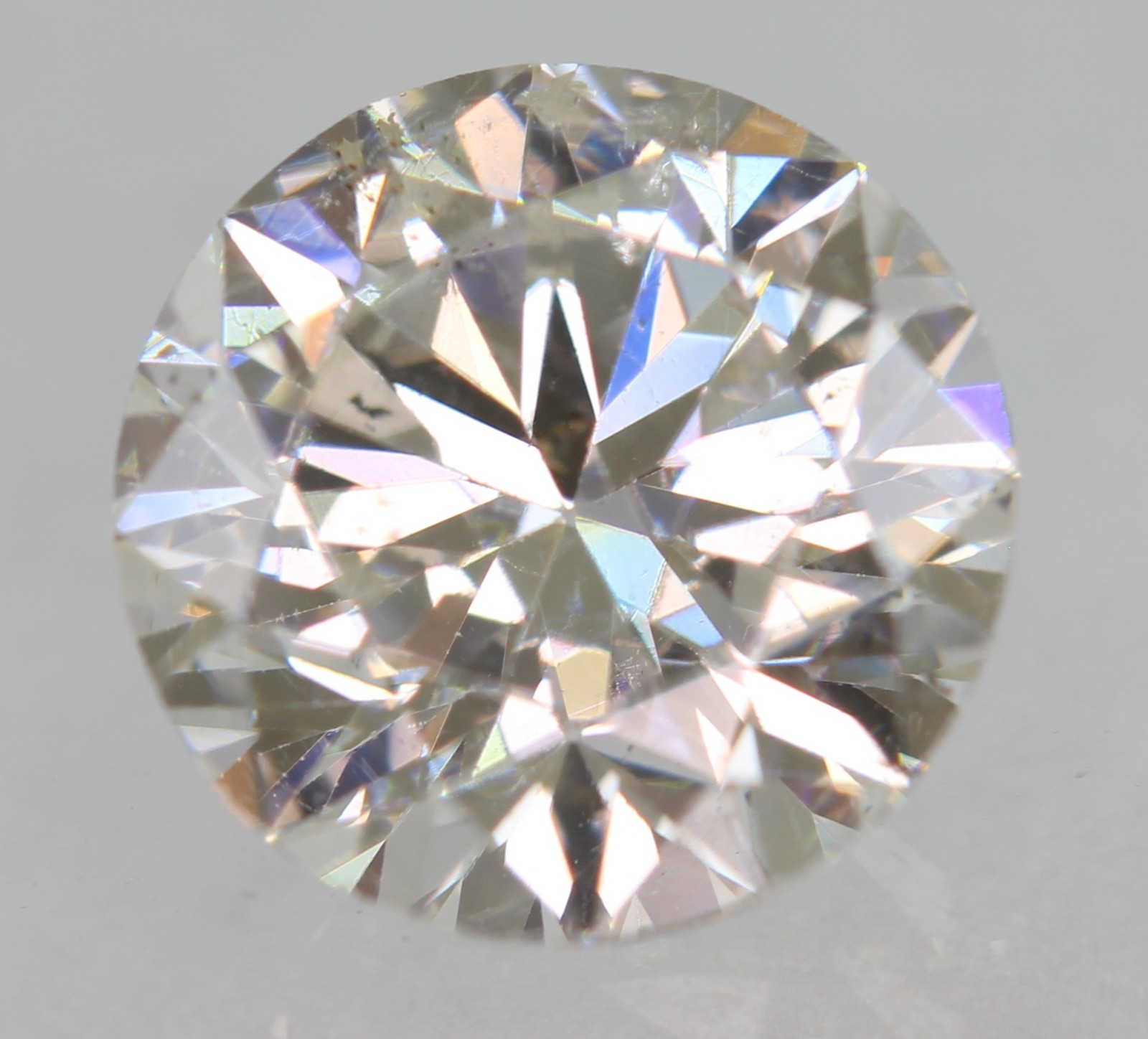 Certified 1.00 Carat F VS1 Round Brilliant Natural Enhanced MINED Diamond 6.41mm