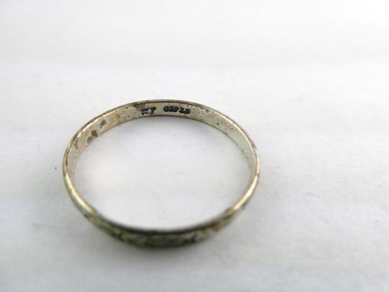 Wheeler Manufacturing Sterling Silver Icthys Fish Motif Band Ring Size 10.25 925