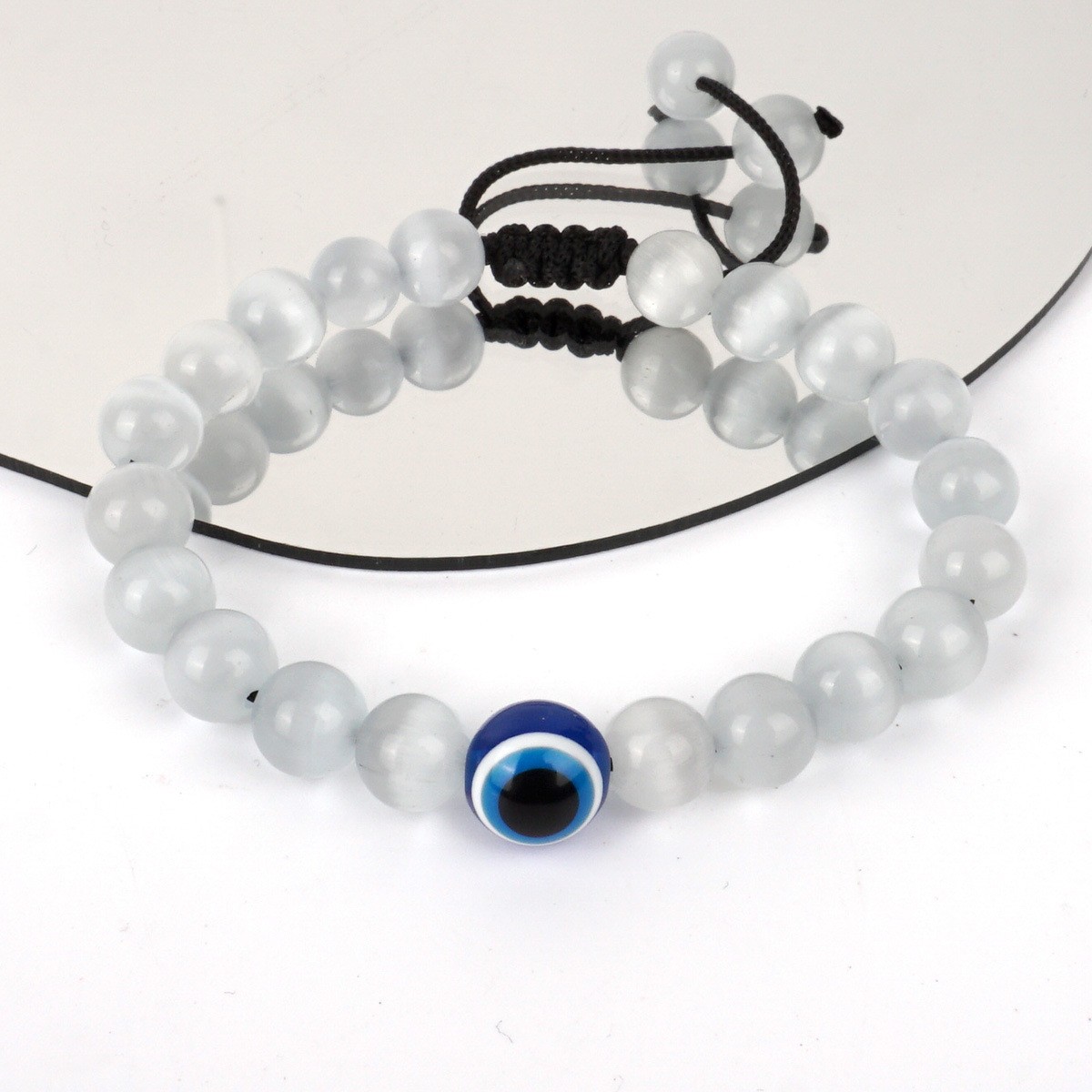 Mala Bracelet Tiger’s Eye Energy Bead Men’s Lucky Bangle and Amulet Bracelet