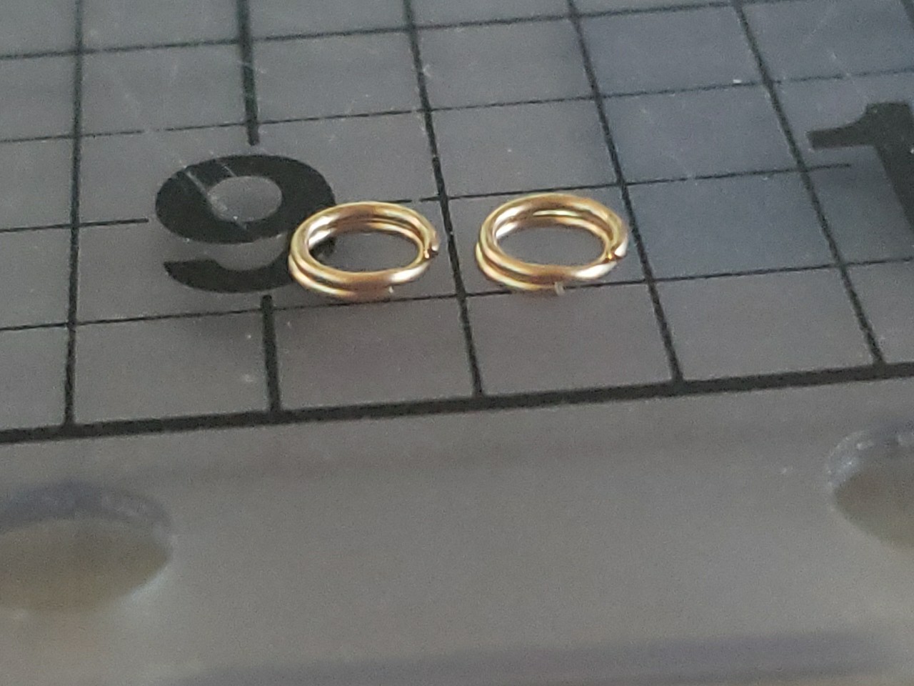 2 Pc 5mm 14k Solid Yellow Gold Round Split Jump Ring