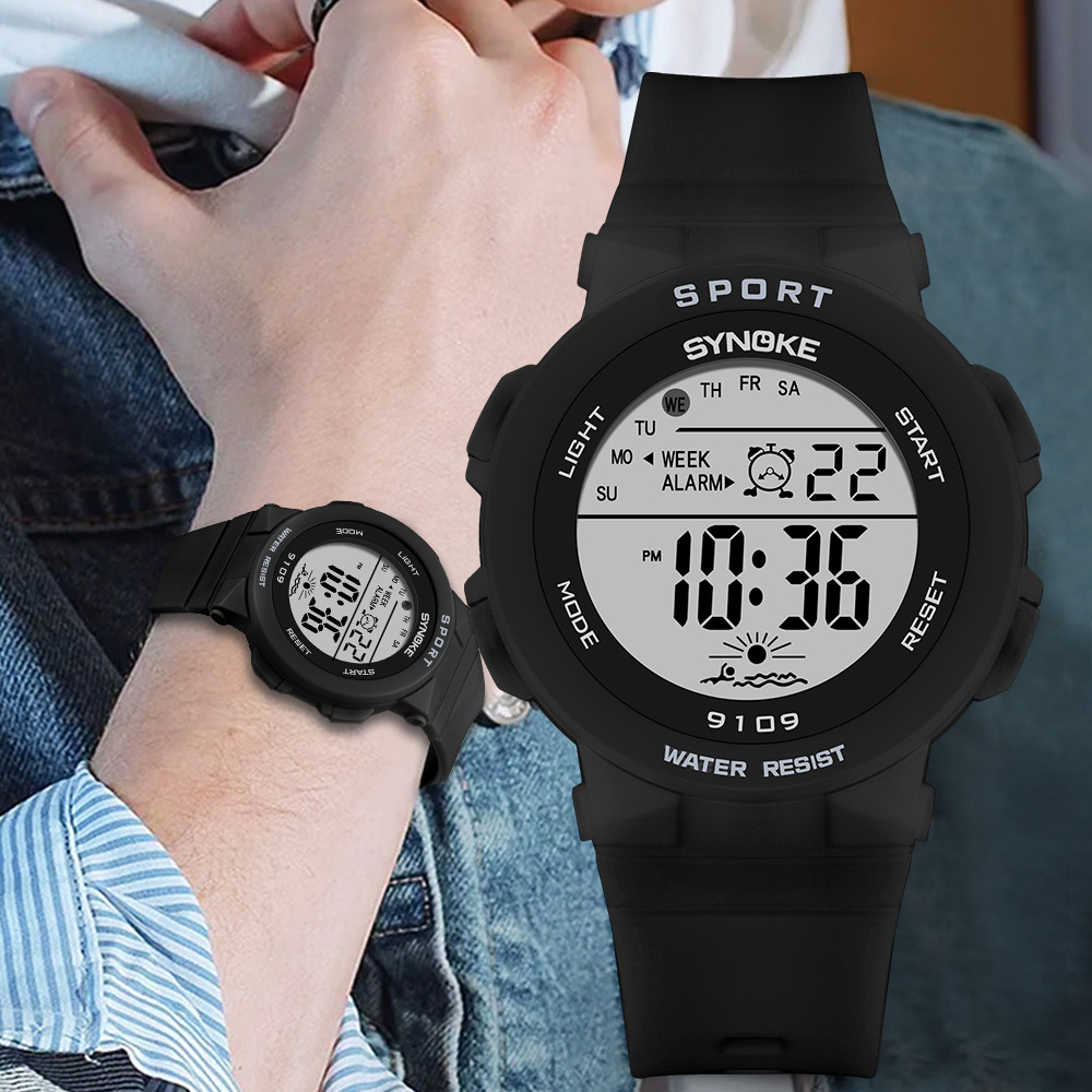 2 Pack Student Sport Watch Electronic Watch 50M Waterproof Watch Digital Watch