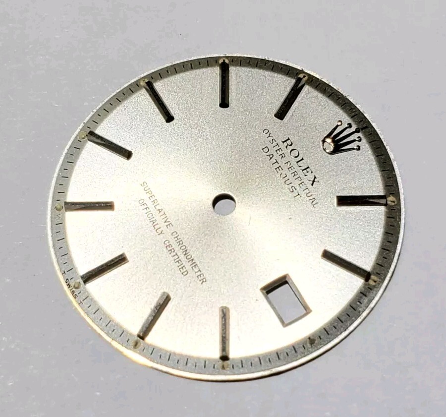 Used Rolex Men Datejust Stainless Steel Ref. 1601 Non-quickset Silver Dial Hands