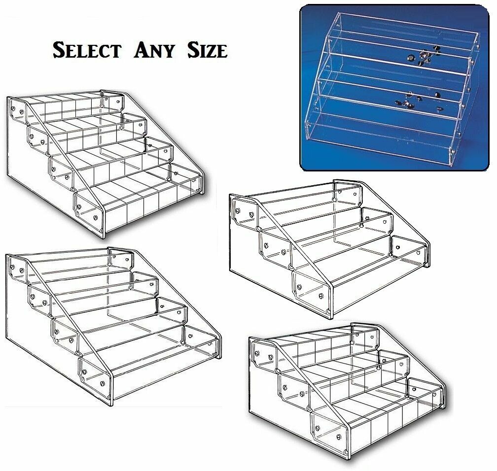 Makeup Organizer Acrylic Display Showcase Stand Counter top Display Counter Bin