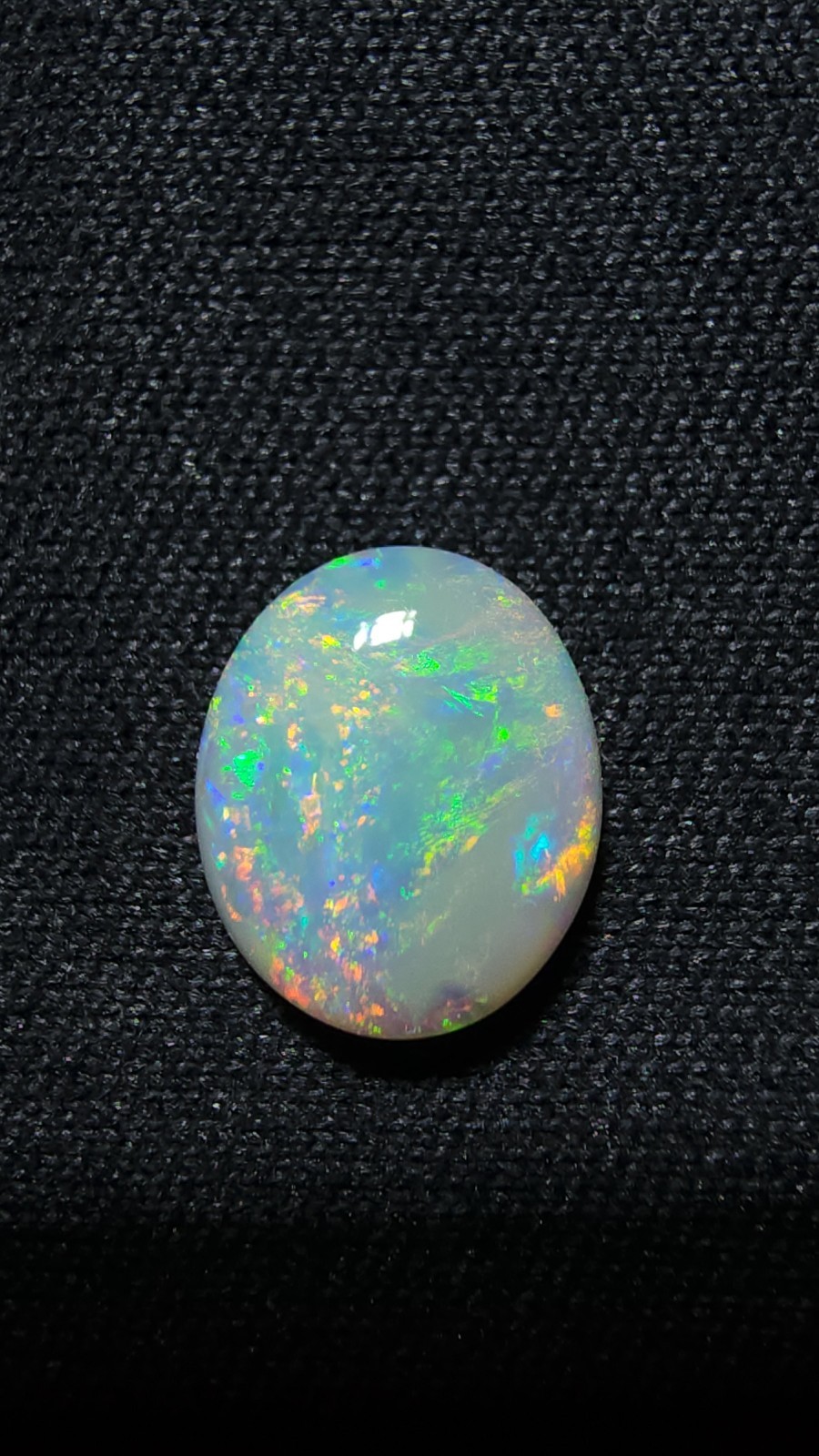 Australian Lightning Ridge 0.90ct Rainbow Crystal Nobby Opal