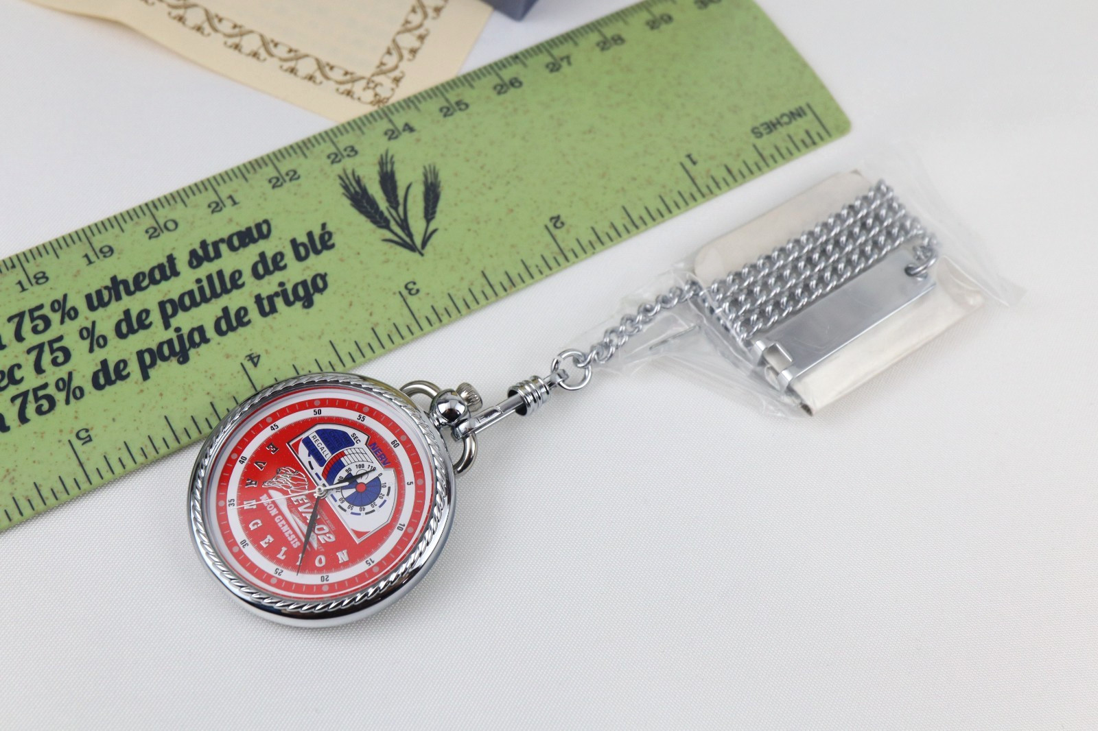 Vintage Seiko x Neon Genesis Evangelion V701-0B00 Quartz Pocket Watch w/Box
