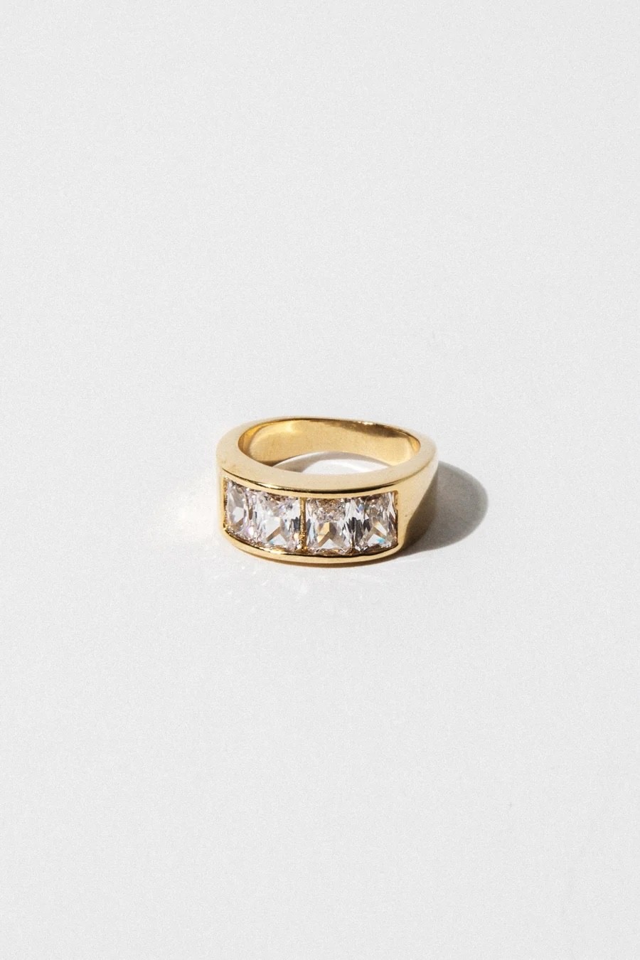 Child of Wild The Gaudy Ring Gold statement cocktail Unisex ring crystal Ring