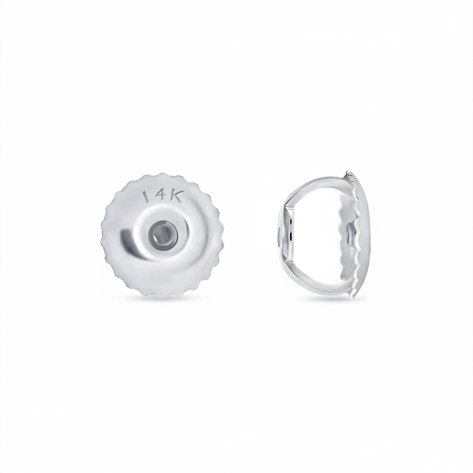 3 Ct Marquise Lab Created Moissanite Earrings 18k White Gold Vermeil Screw