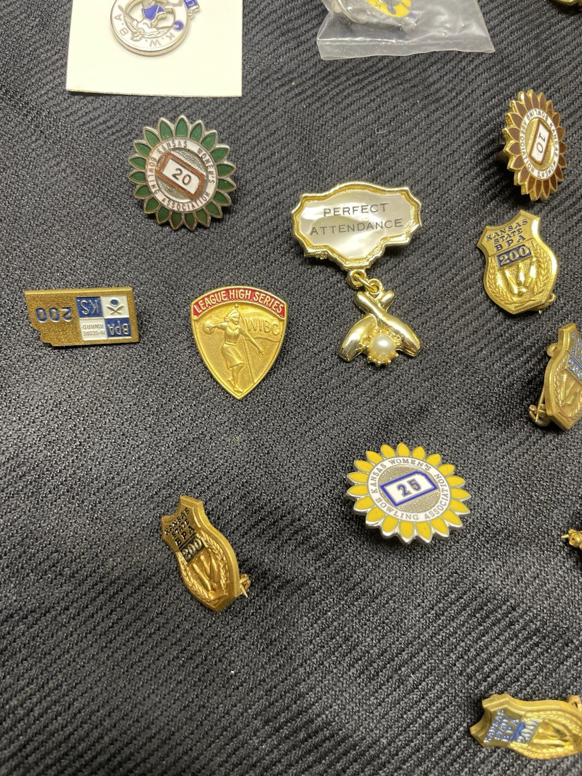 Lot Of 30+ Bowling Theme Award Pins See Pictures Details/wear