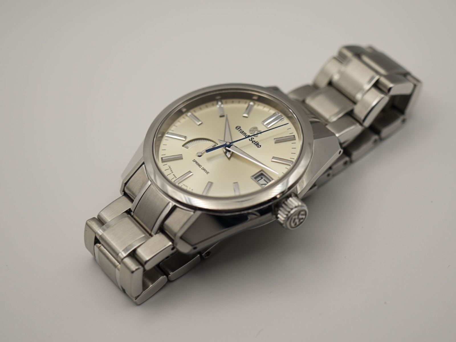 Grand Seiko SBGA373, Champagne/Beige Dial – Full Set