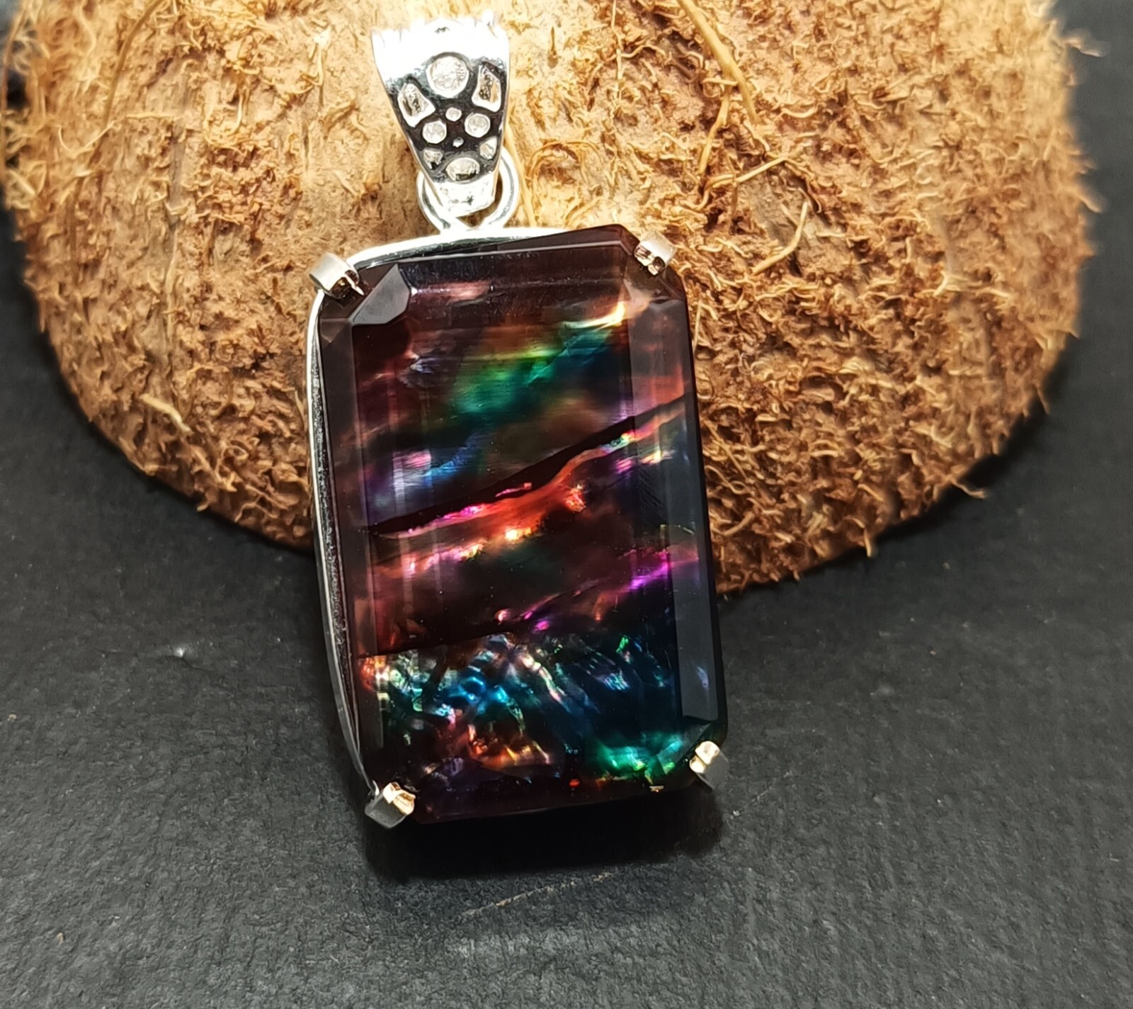 Natural Arizona Spider Web Blue Turquoise Slab Rough Certified Gemstone 67.5 Ct