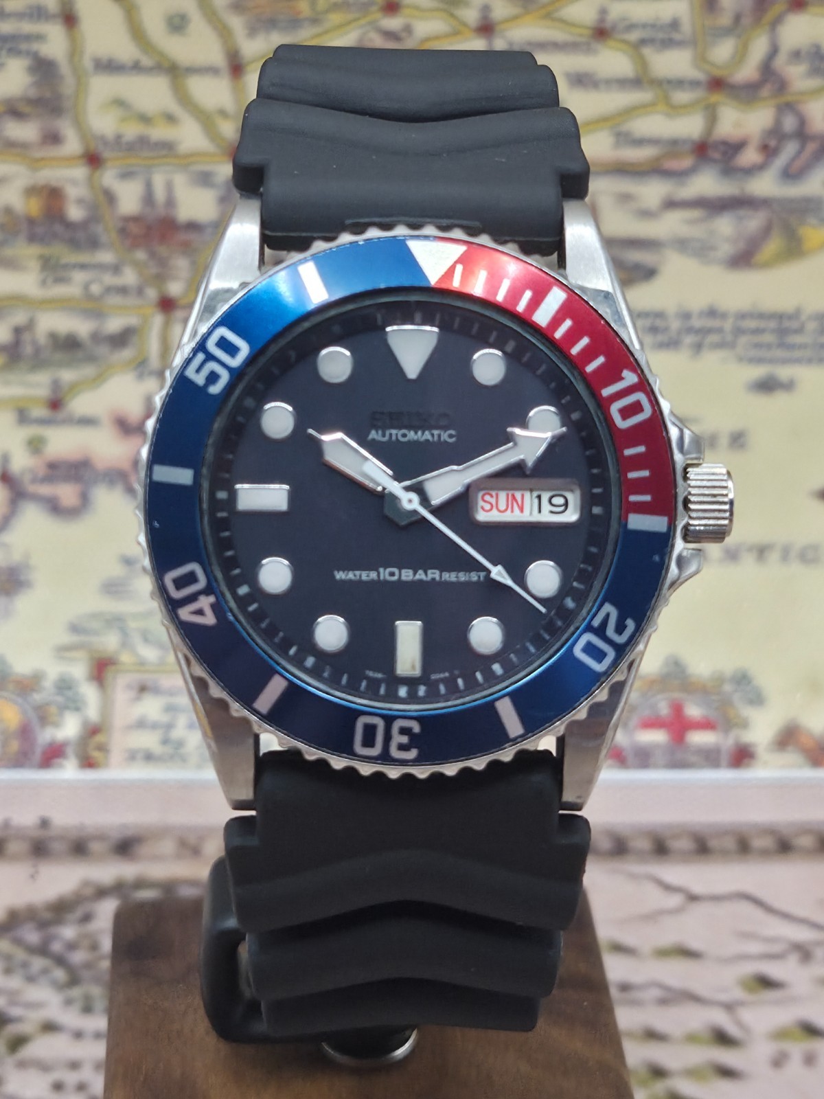 Seiko Mens Automatic Watch SKX033 Scuba Diver 100m 7S26-0040 c.November 1997 BOX