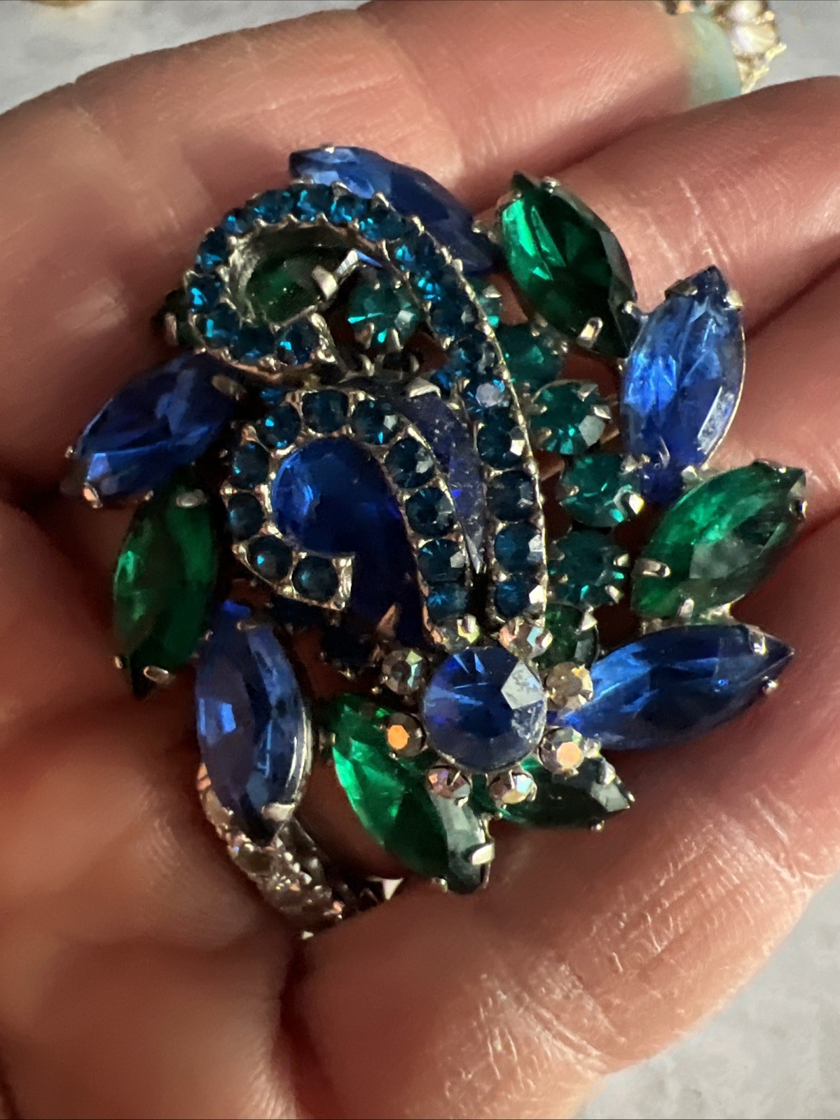 Vintage Rhinestone Jewelry Lot (Some High End Pieces) See Description