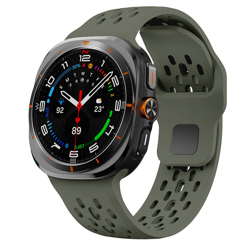 Soft Silicone Loop Bracelet Sport Band Strap For Samsung Galaxy Watch Ultra 47mm