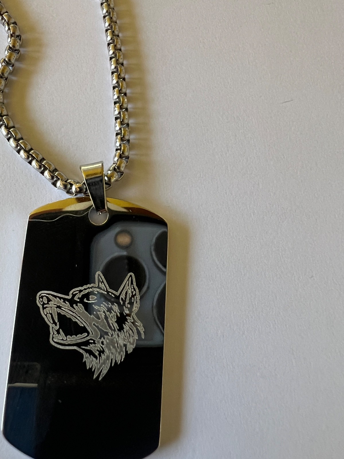 Tuff Crowd Dog Tag – Silver. Limited Edition Promo Item New