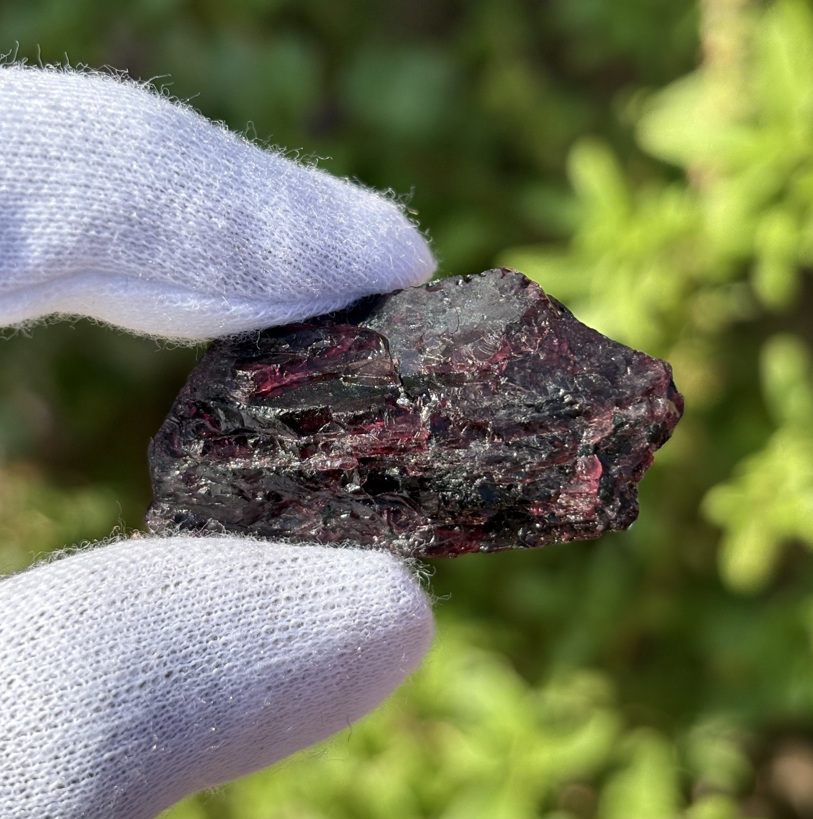 Natural 105 Ct Red Garnet Rough Jewellery Making Healing Crystal Raw Gemstone
