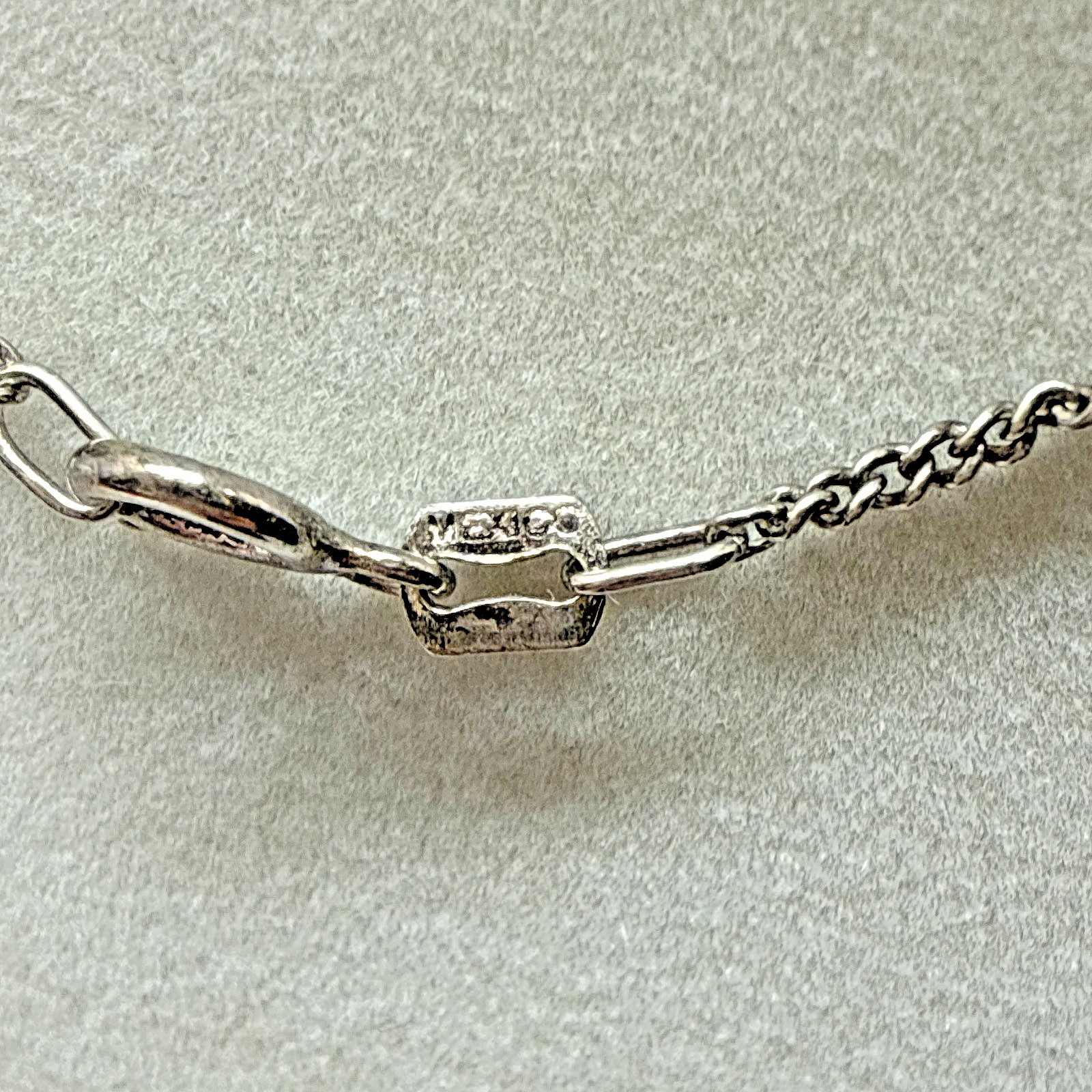 Vintage Mexican 925 Sterling Silver Dual Artisan Crucifix Cross Pendant Necklace