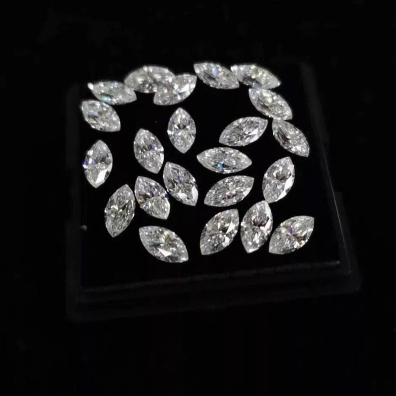 2.50 CT Natural White Diamond Marquise Cut VVS1 D Grade IDGL Certified AS2